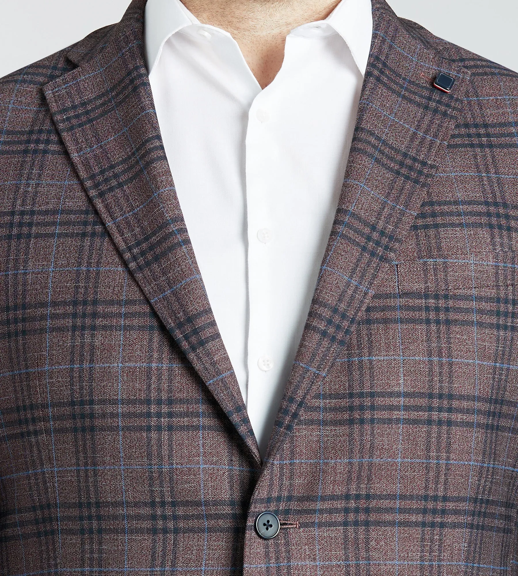 Modern Fit Plaid Woven Sport Jacket sold by Mr. Big and Tall product image thumbnail 3