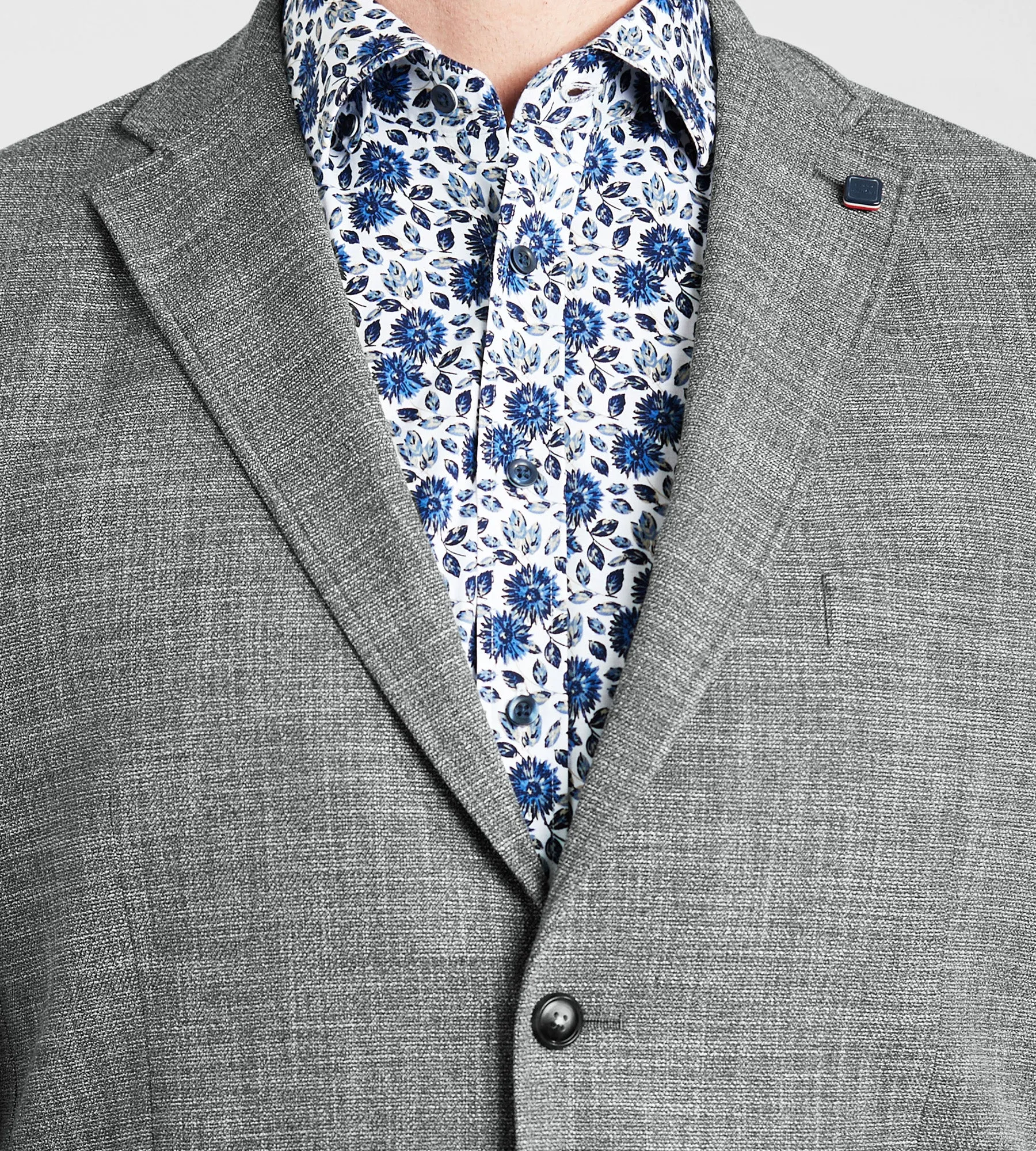 Modern Fit Solid Woven Sport Jacket sold by Mr. Big and Tall product image thumbnail 2