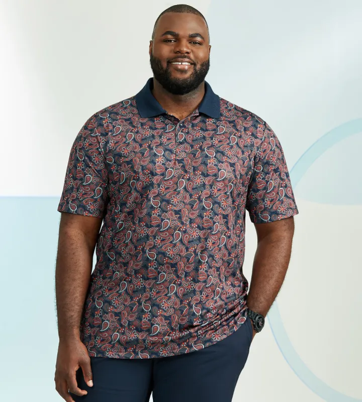 Active Paisley Print Polo sold by Mr. Big and Tall