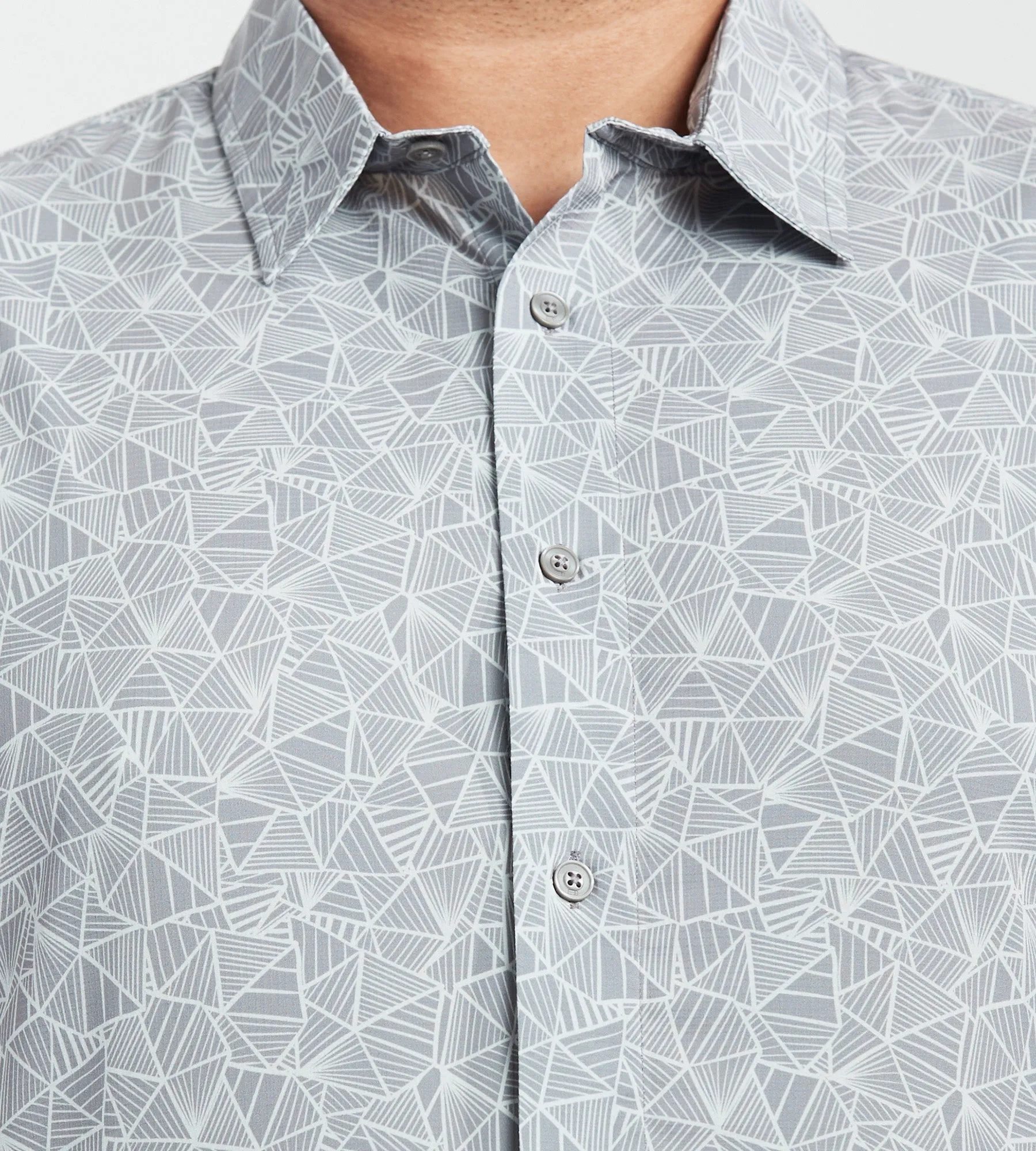 Allover Geo Print Sport Shirt sold by Mr. Big and Tall product image thumbnail 2