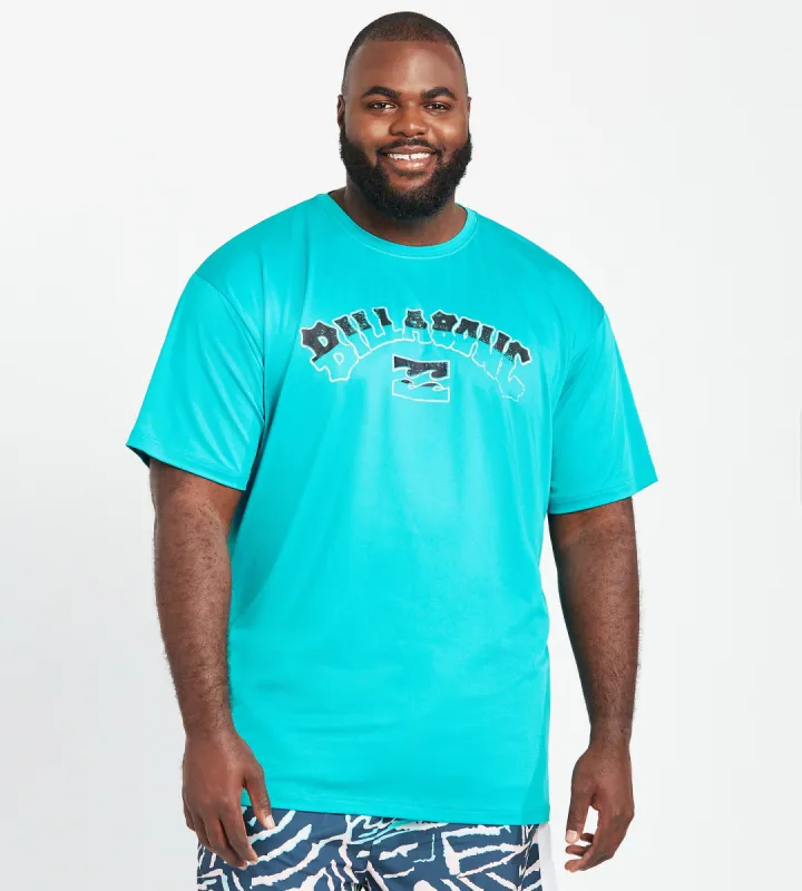 Logo Print Rashguard sold by Mr. Big and Tall