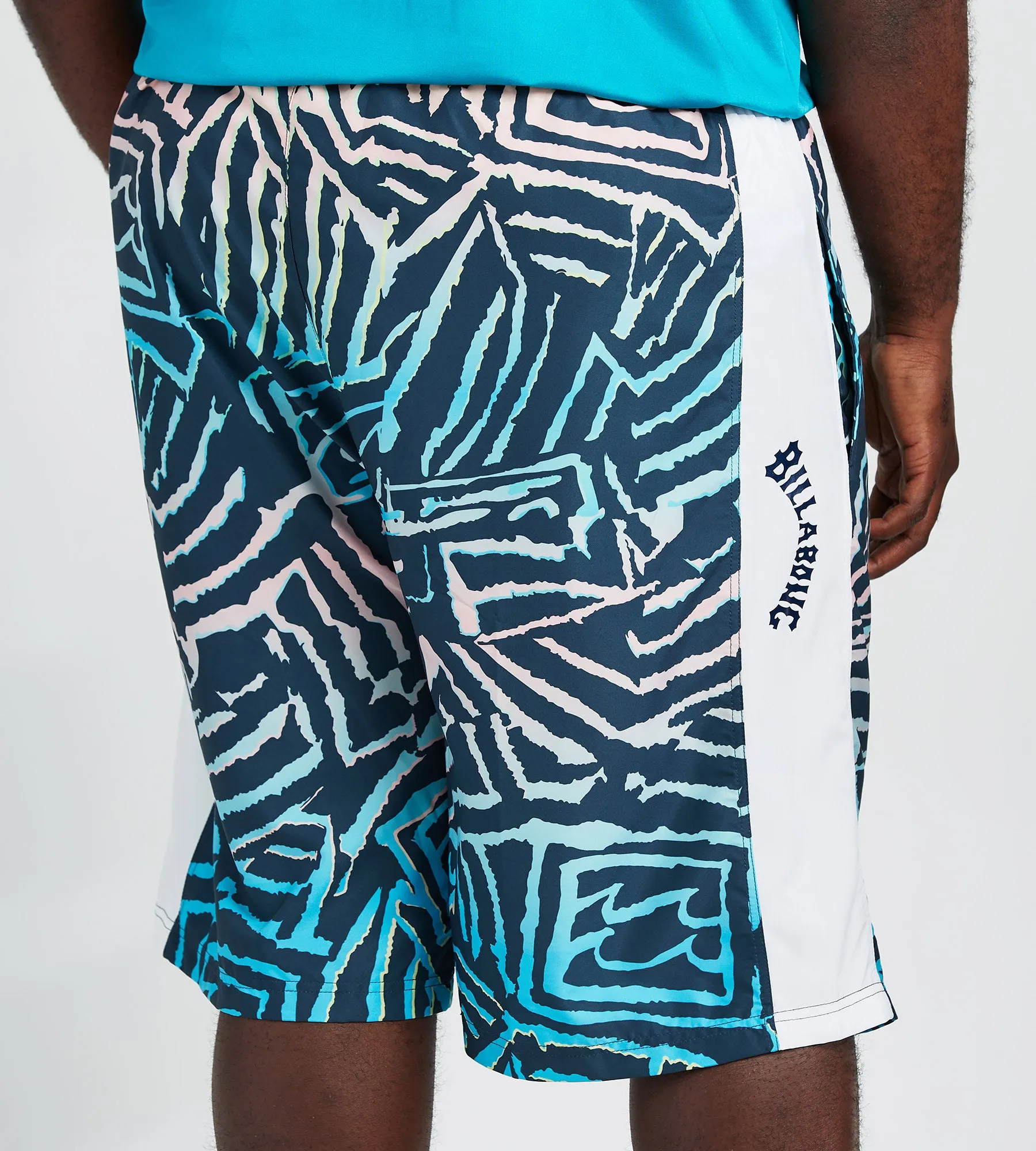 Abstract Print Swim Shorts sold by Mr. Big and Tall product image thumbnail 3
