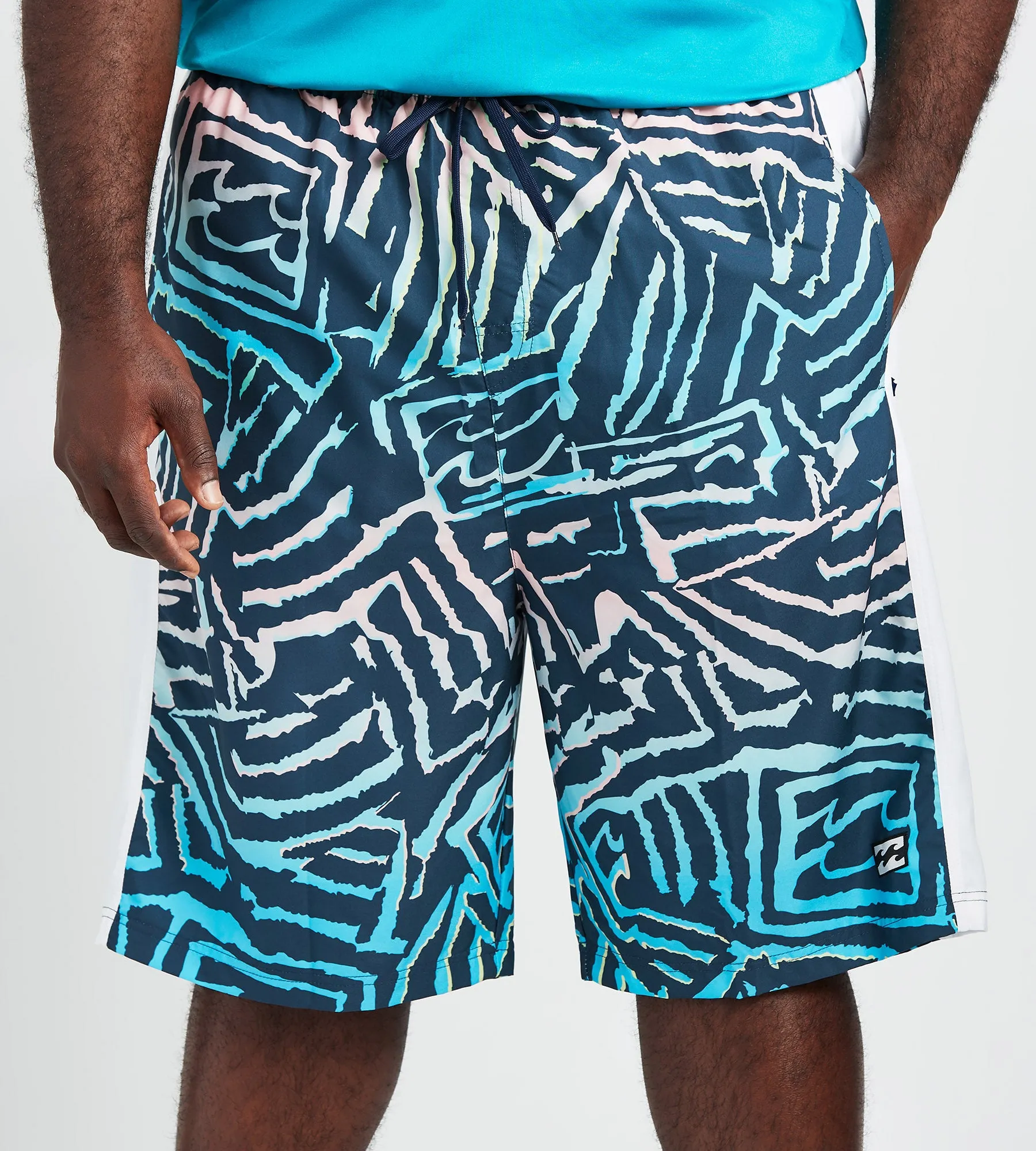 Abstract Print Swim Shorts sold by Mr. Big and Tall