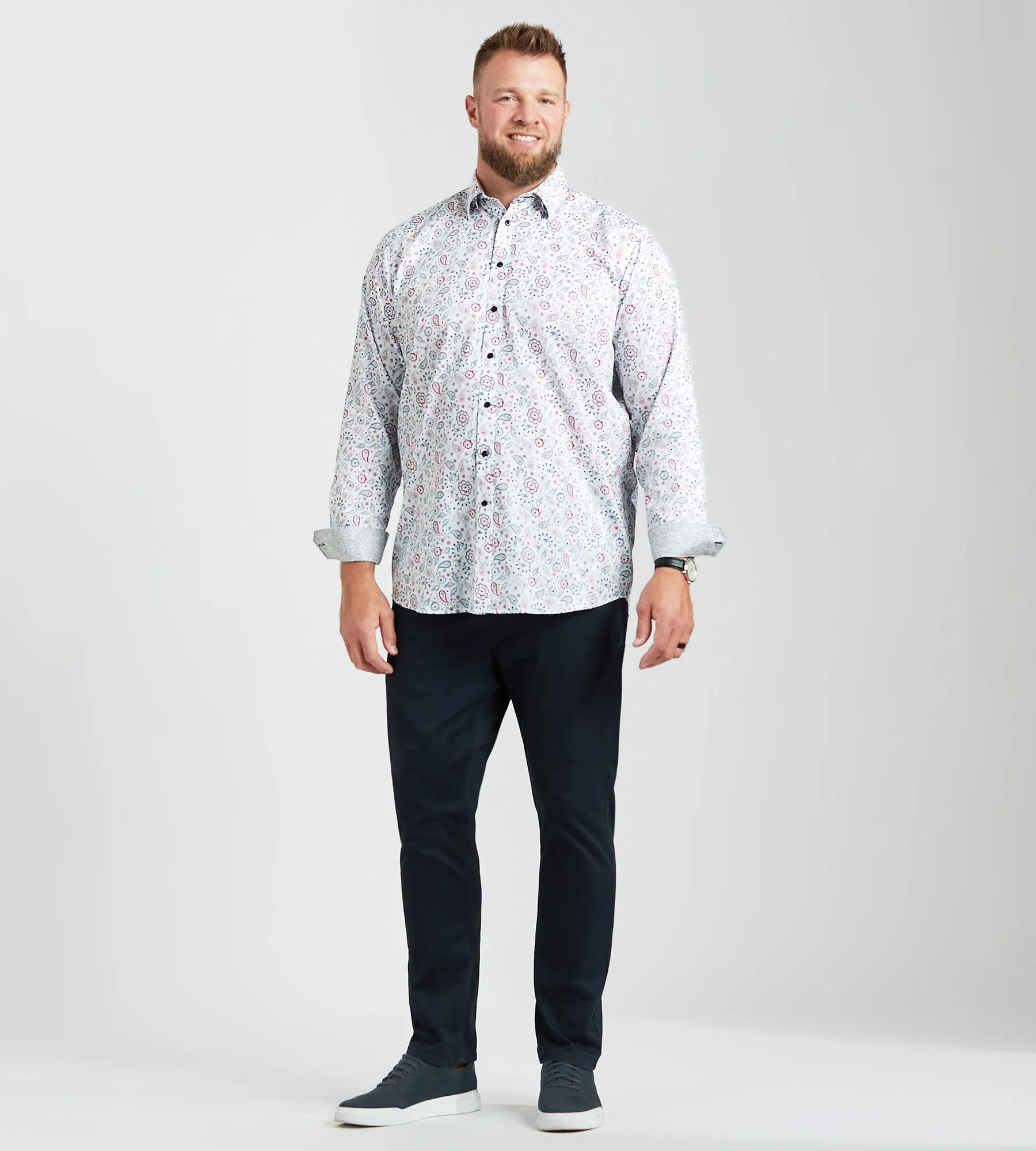 Non Iron Paisley Shirt sold by Mr. Big and Tall product image thumbnail 4