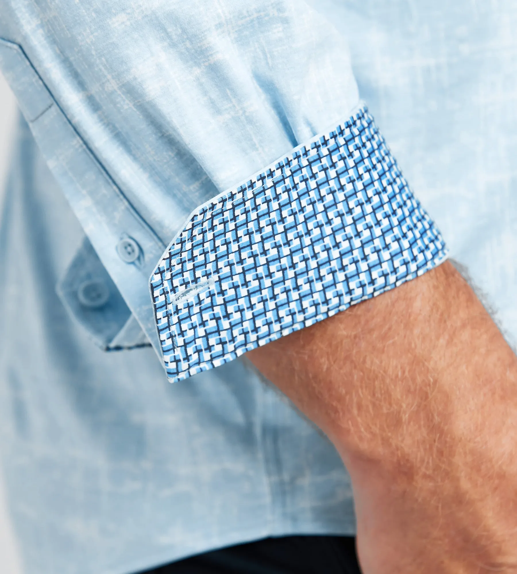 Texture Print Casual Shirt sold by Mr. Big and Tall product image thumbnail 4