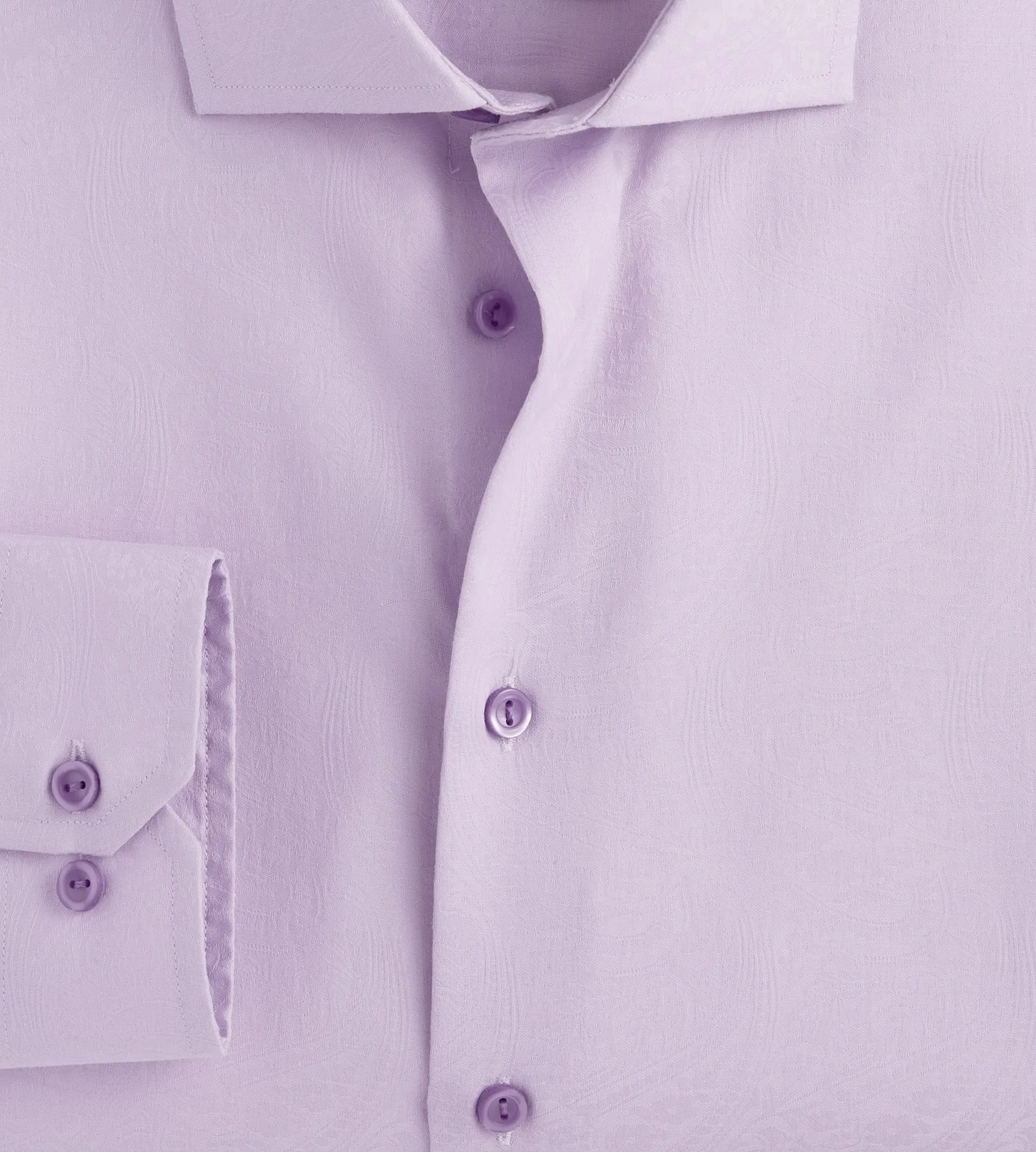 Modern Fit Non-Iron Paisley Dress Shirt sold by Mr. Big and Tall product image thumbnail 2