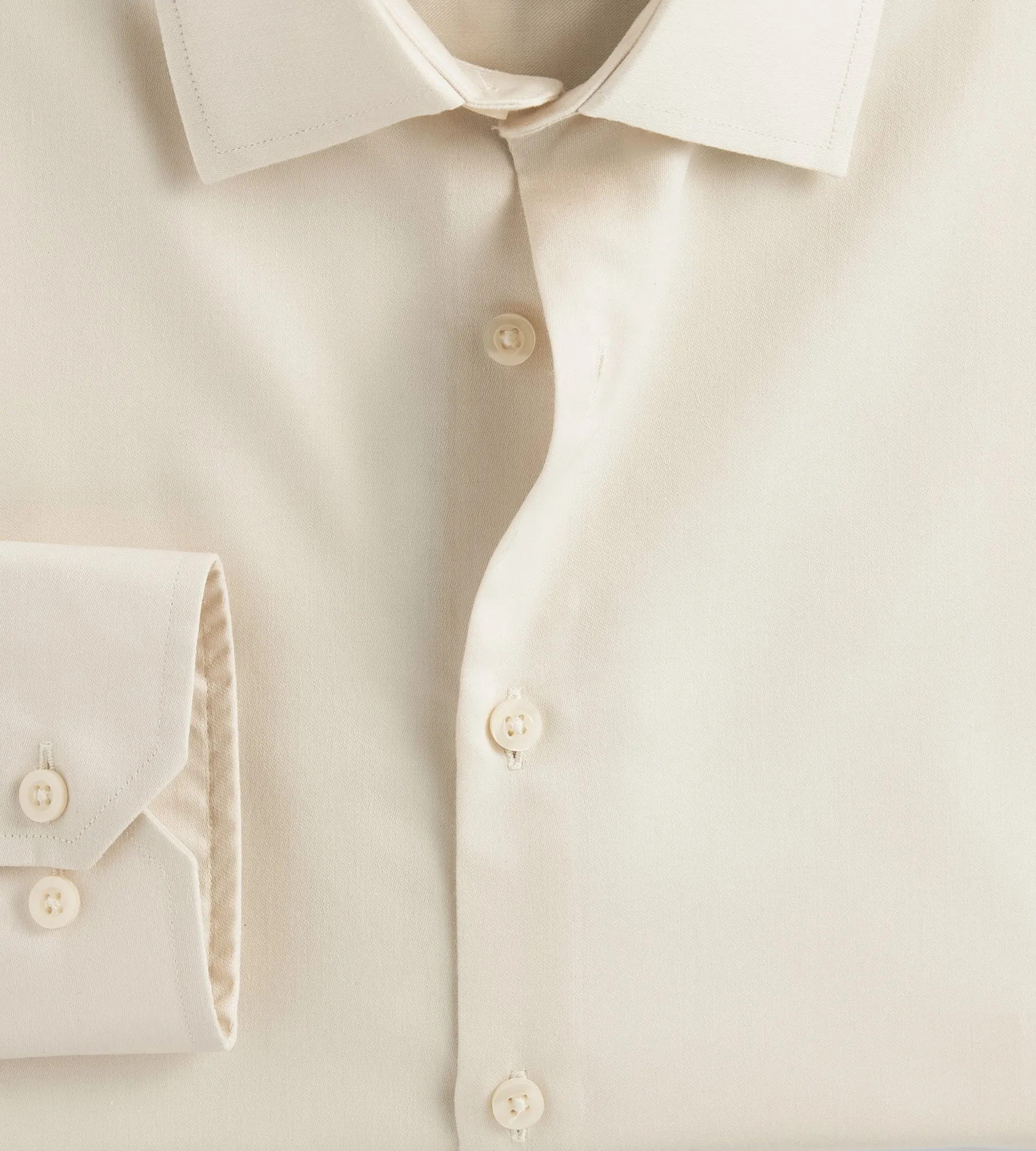 Classic Fit Non-Iron Sateen Dress Shirt sold by Mr. Big and Tall product image thumbnail 2