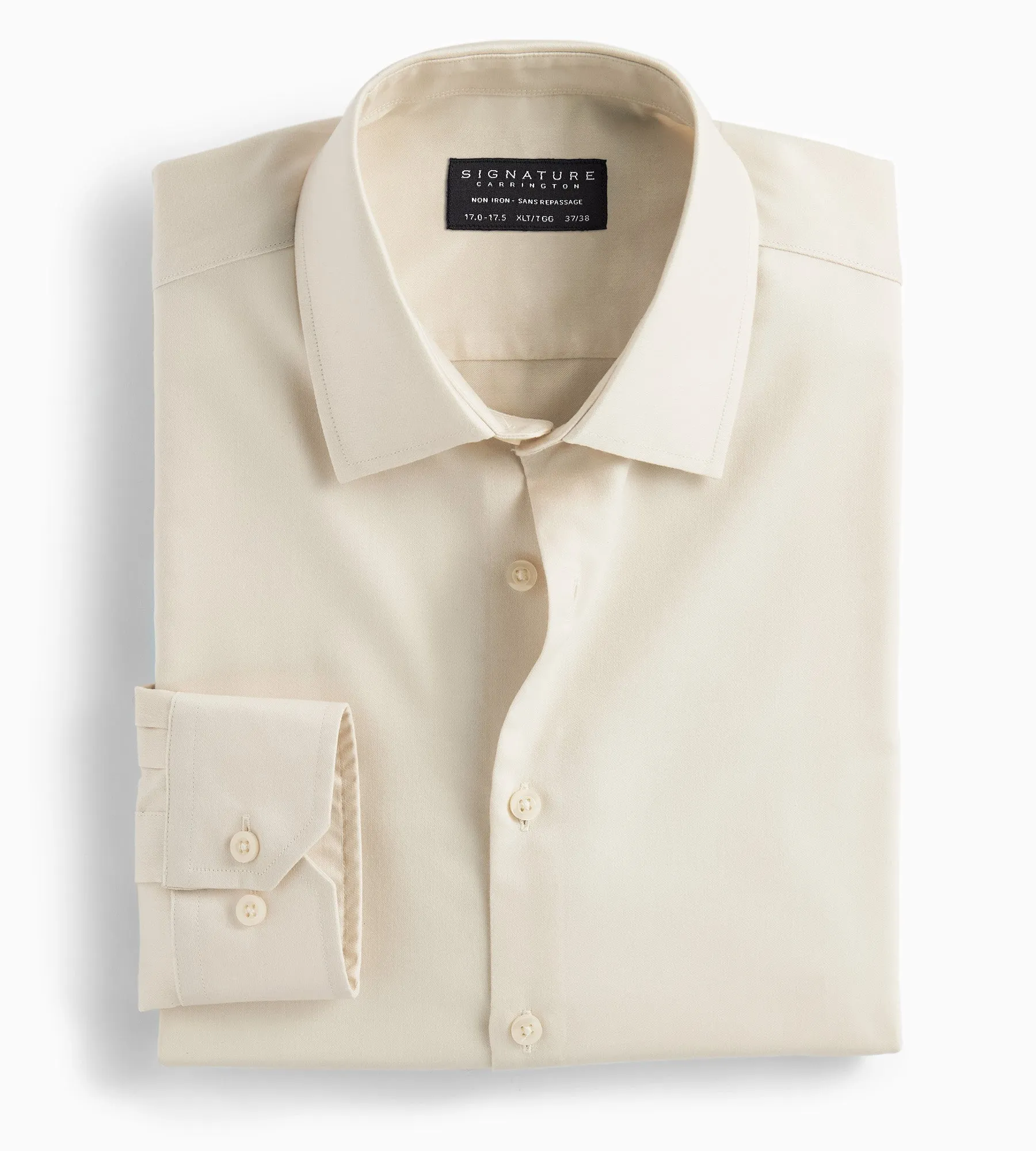 Classic Fit Non-Iron Sateen Dress Shirt sold by Mr. Big and Tall