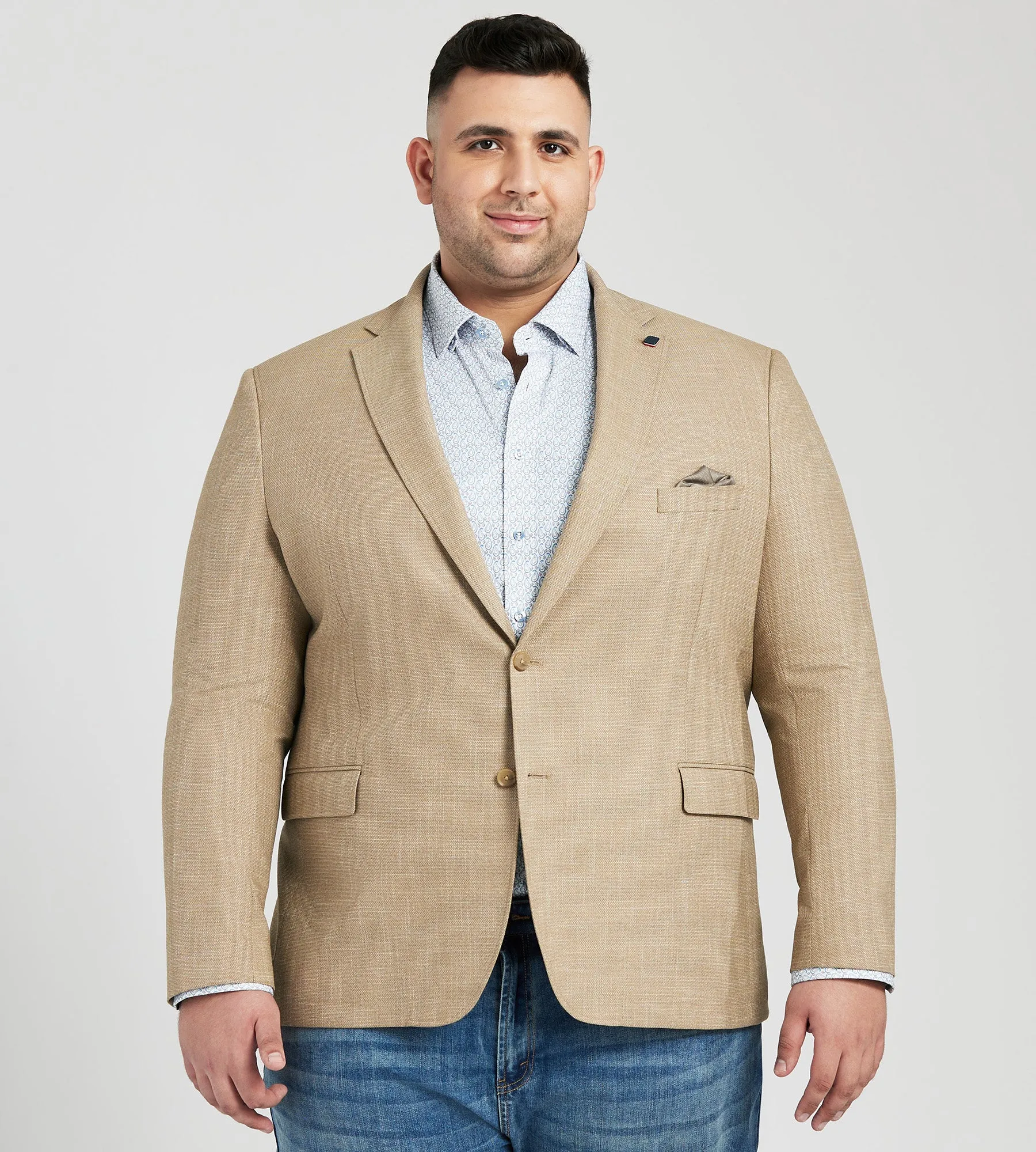 Modern Fit Solid Woven Sport Jacket sold by Mr. Big and Tall product image thumbnail 4