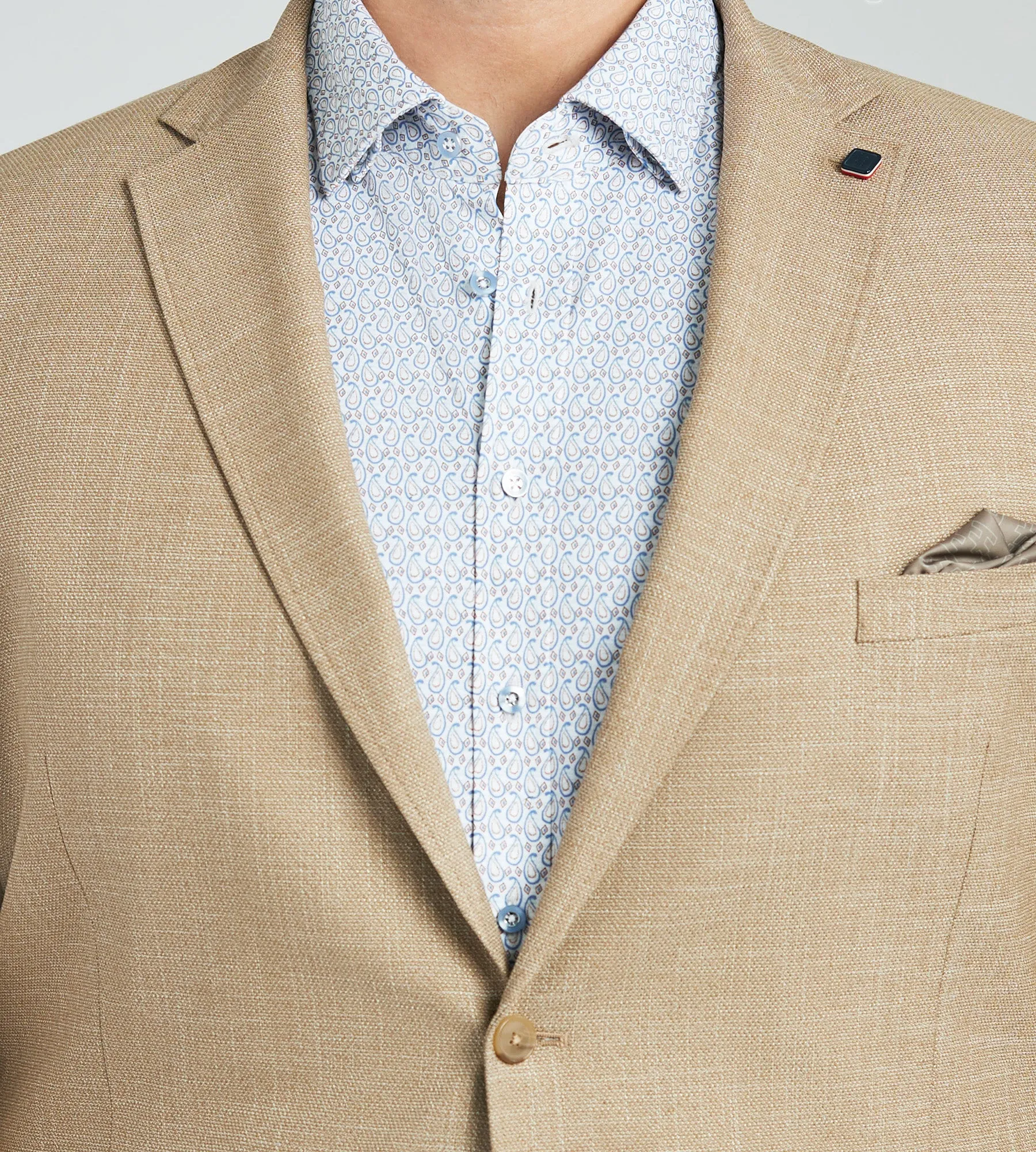 Modern Fit Solid Woven Sport Jacket sold by Mr. Big and Tall product image thumbnail 2