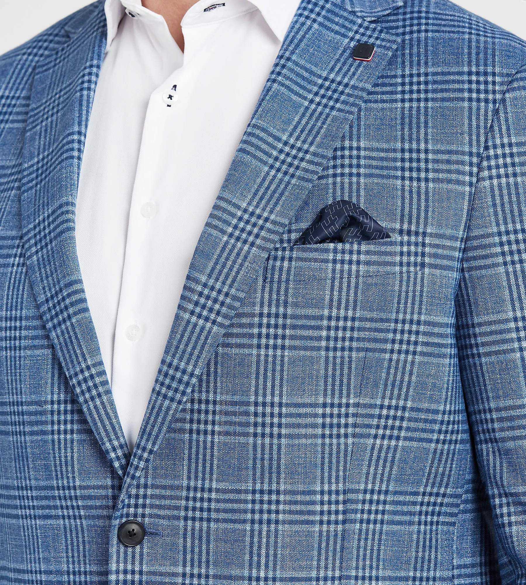 Modern Fit Plaid Woven Sport Jacket sold by Mr. Big and Tall product image thumbnail 2