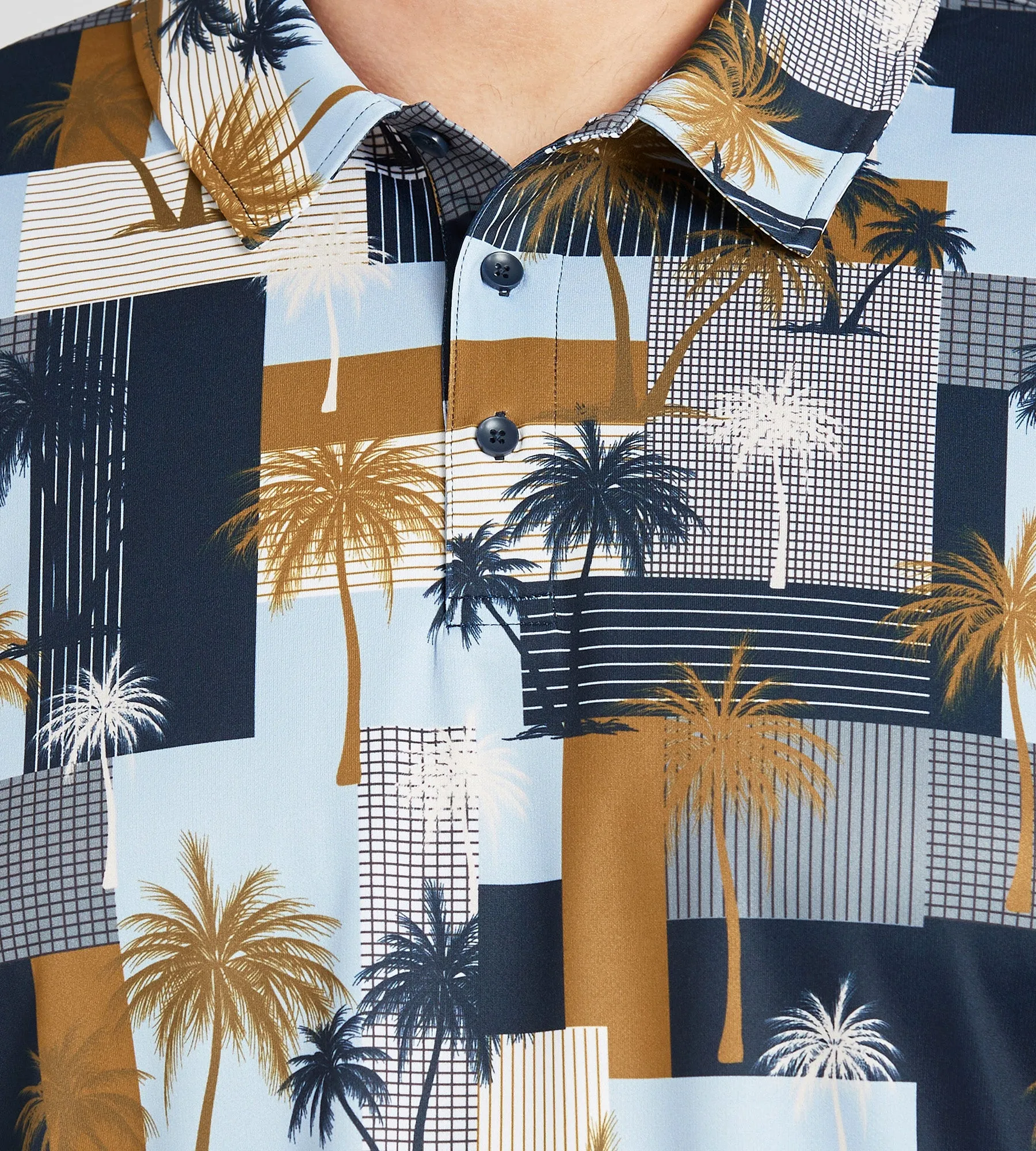 Abstract Palm Print Polo sold by Mr. Big and Tall product image thumbnail 2