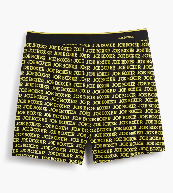 Joe Boxers Linear Logo Printed Loose Boxers sold by Mr. Big and Tall
