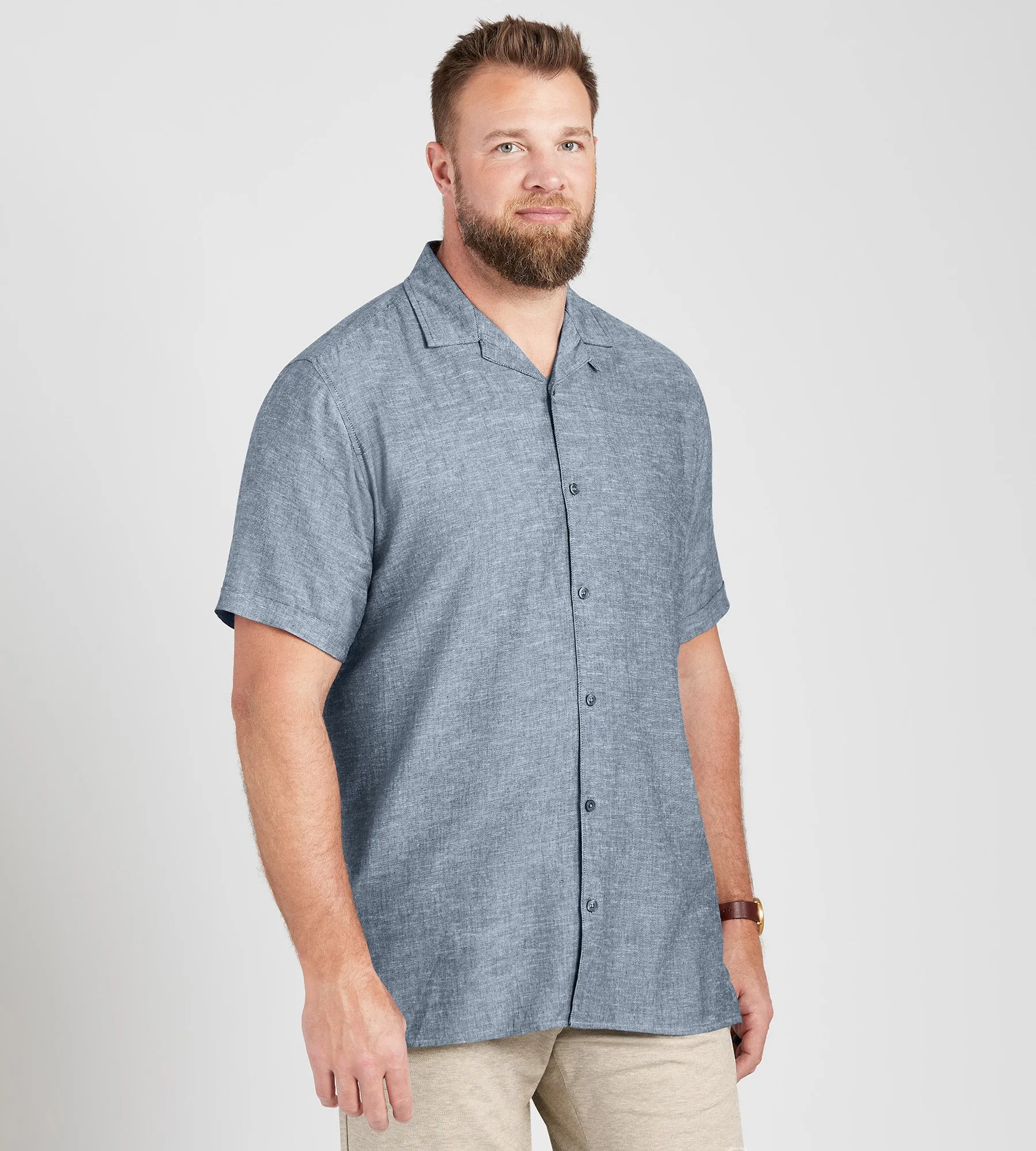 Solid Linen Shirt sold by Mr. Big and Tall