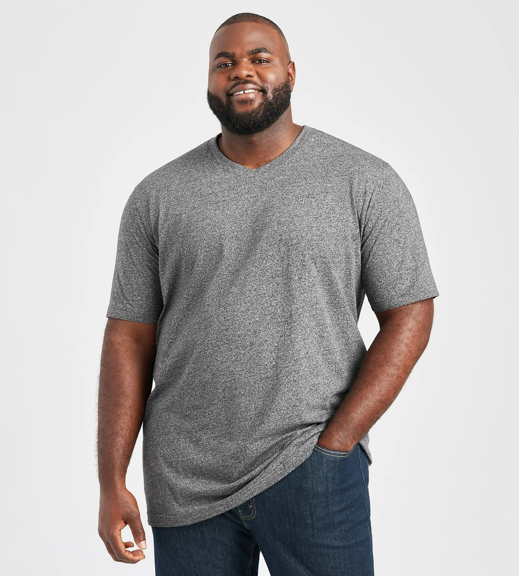 Ultimate V-Neck Static Tee sold by Mr. Big and Tall product image thumbnail 4
