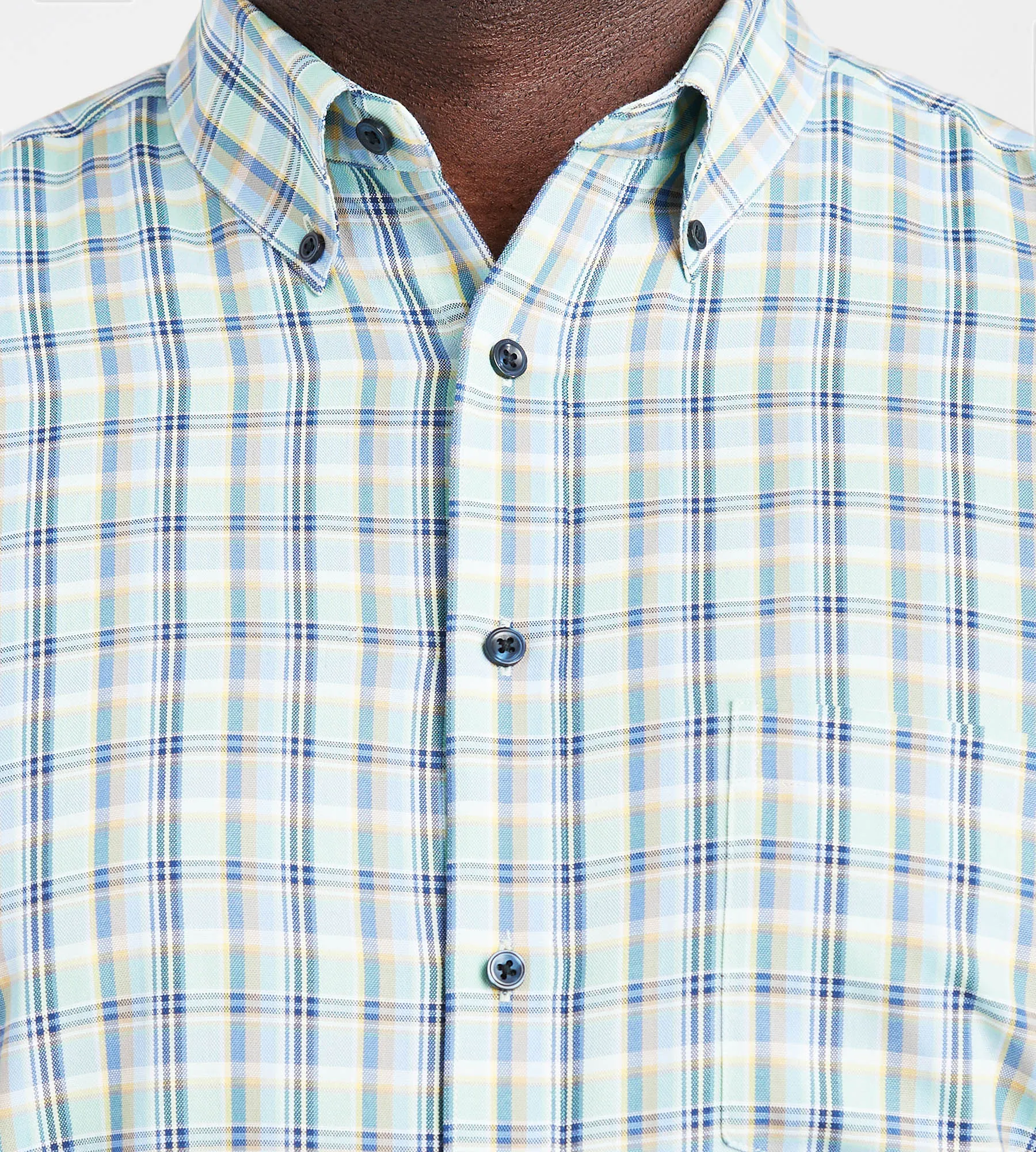 Easy Care Plaid Sport Shirt sold by Mr. Big and Tall product image thumbnail 3