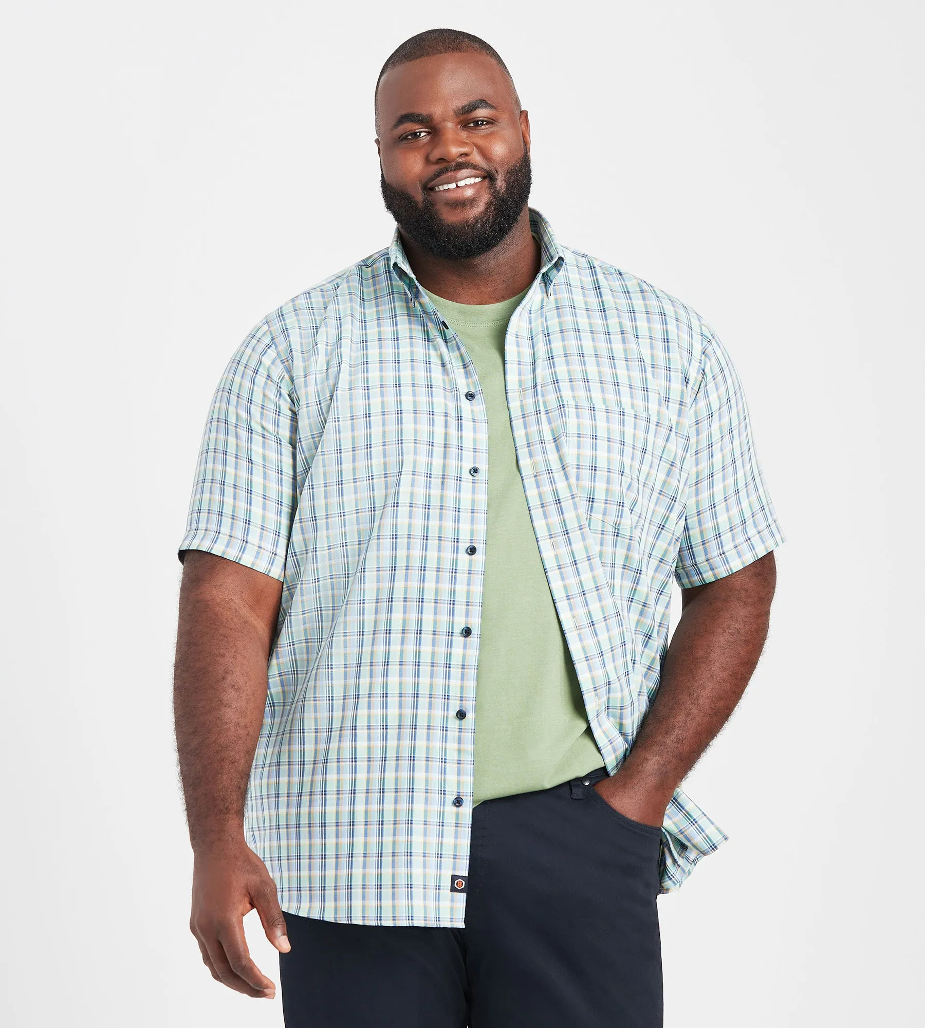 Easy Care Plaid Sport Shirt sold by Mr. Big and Tall