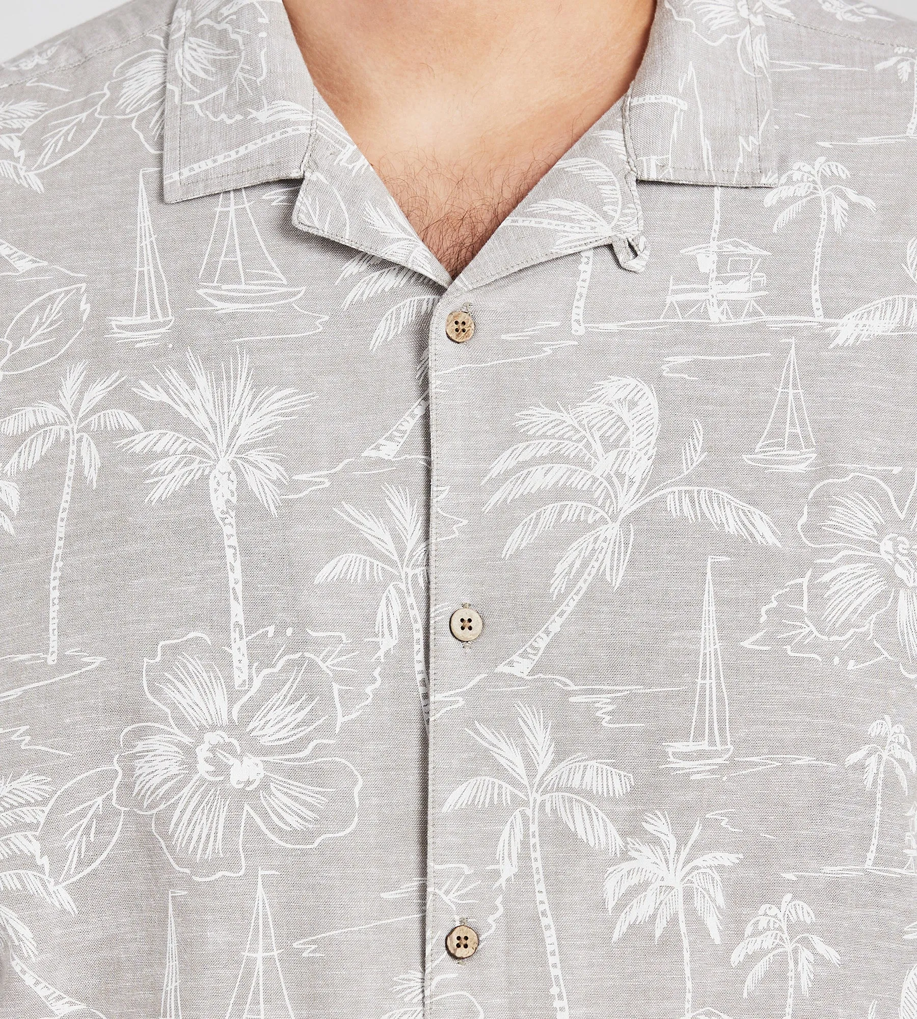 Printed Linen Shirt sold by Mr. Big and Tall product image thumbnail 4