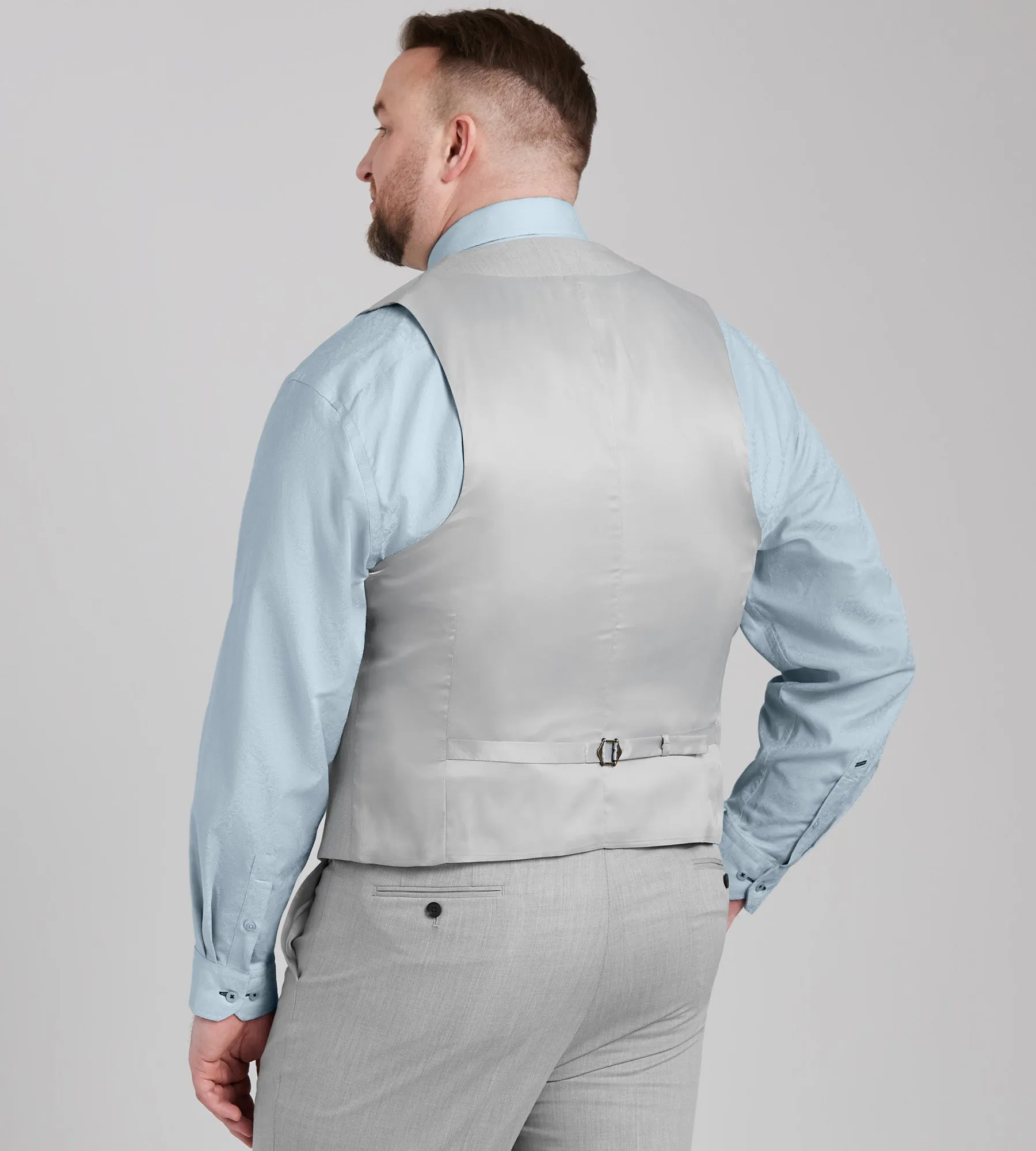 Modern Fit H-XTech Suit Separate Vest sold by Mr. Big and Tall product image thumbnail 3