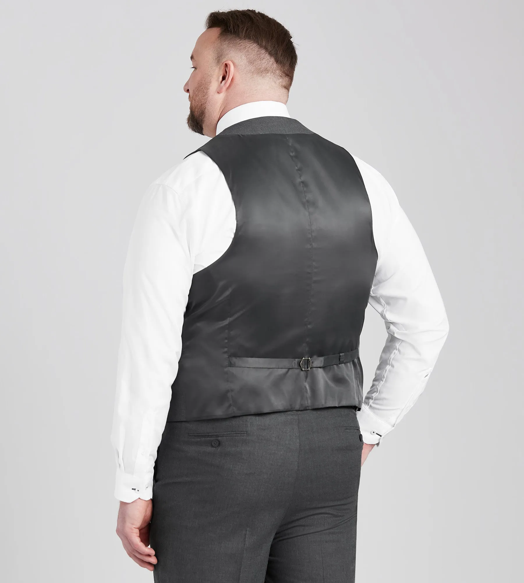 Modern Fit H-XTech Suit Separate Vest sold by Mr. Big and Tall product image thumbnail 4