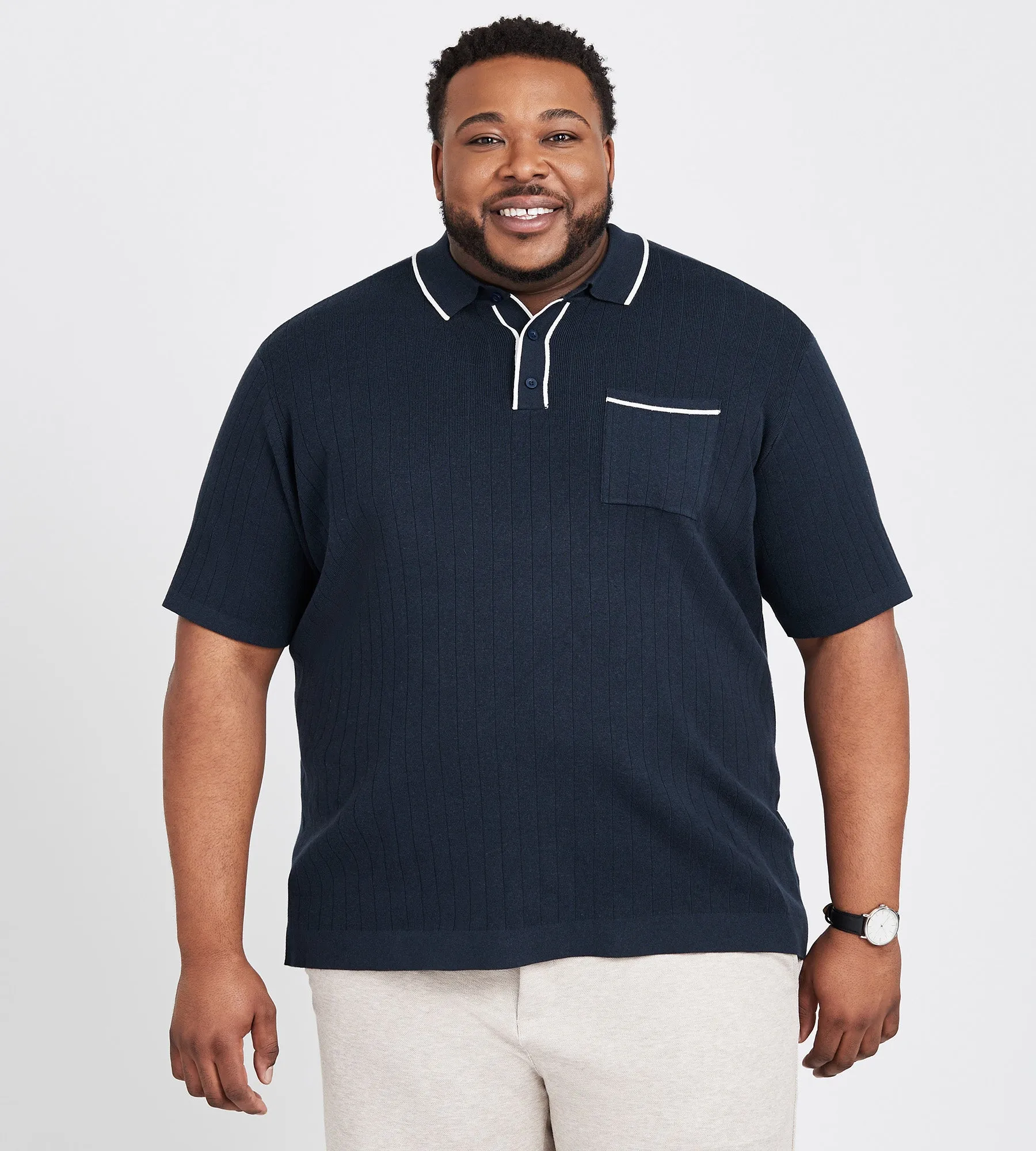 Sweater Knit Polo sold by Mr. Big and Tall