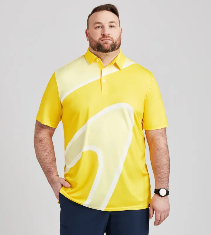 Swirl Print Polo sold by Mr. Big and Tall