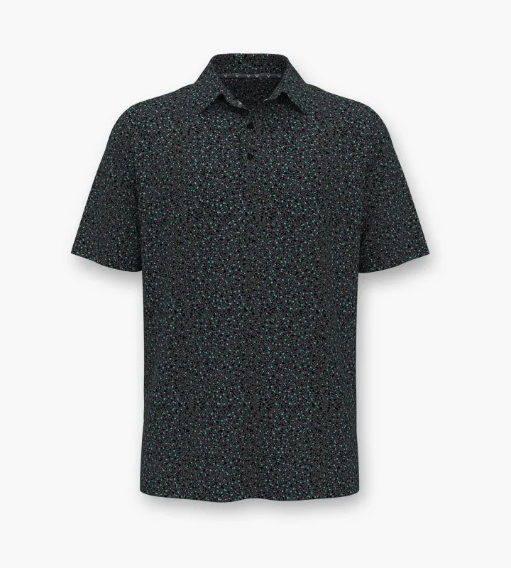 Micro Floral Print Polo sold by Mr. Big and Tall