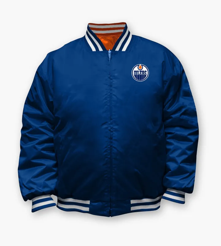 Edmonton Oilers Reversible Jacket sold by Mr. Big and Tall