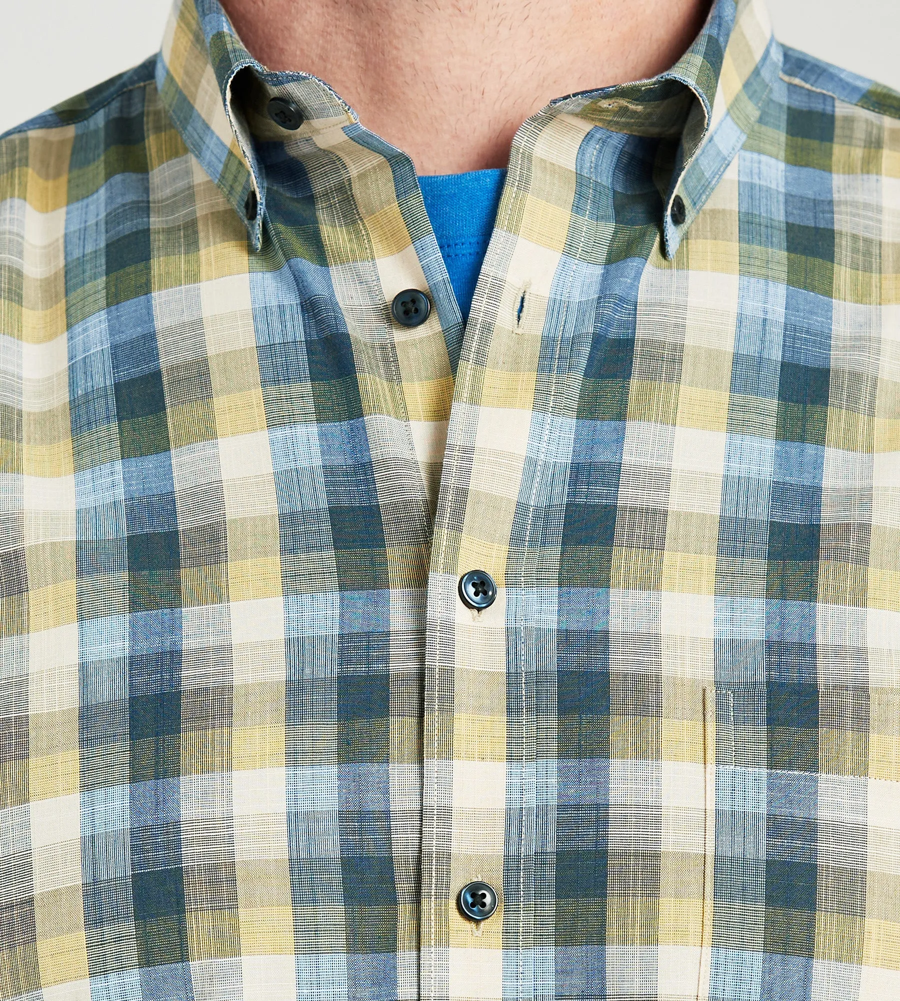 Easy Care Plaid Casual Shirt sold by Mr. Big and Tall product image thumbnail 2