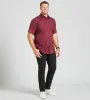 Short Sleeve Tonal Jacquard Casual Shirt sold by Mr. Big and Tall