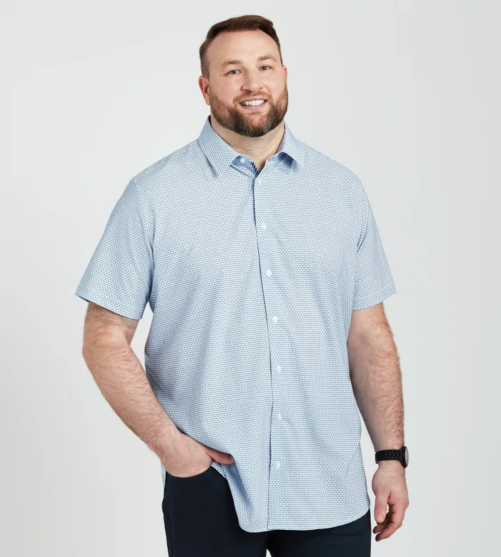 Allover Diamond Print Casual Shirt sold by Mr. Big and Tall