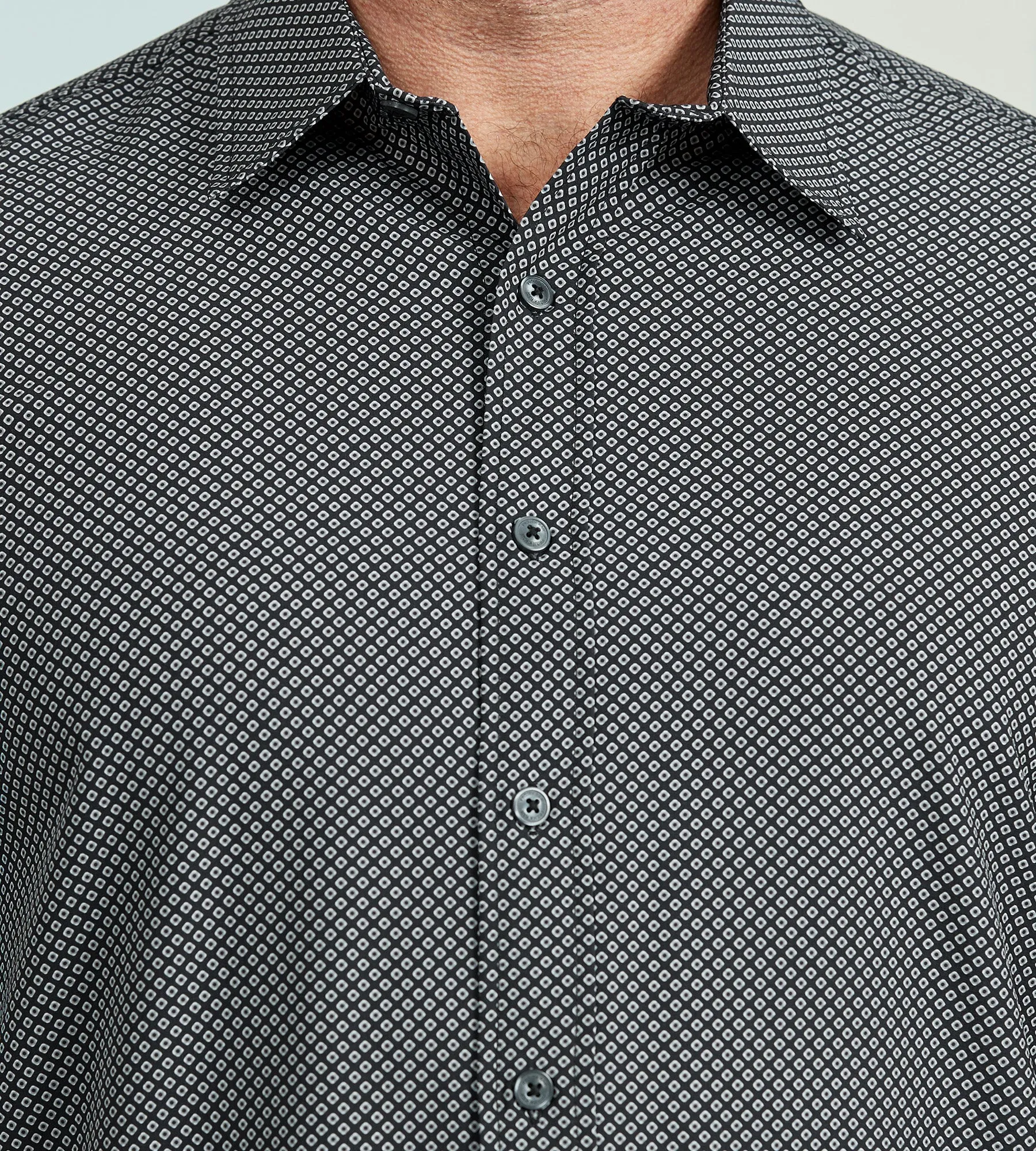 Geo Print Stretch Shirt sold by Mr. Big and Tall product image thumbnail 2