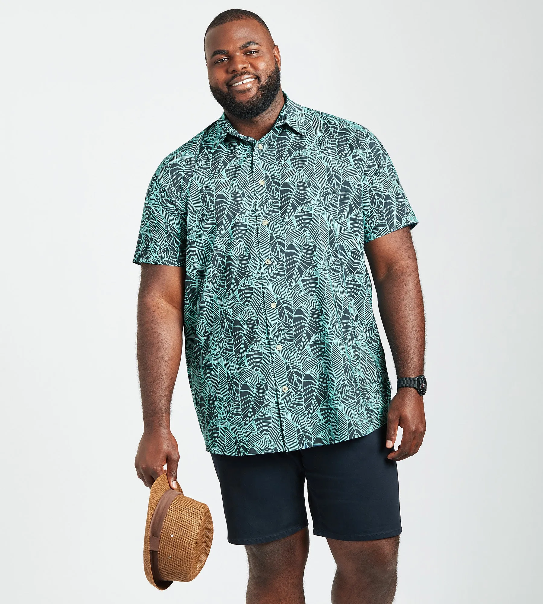 Allover Leaf Print sold by Mr. Big and Tall