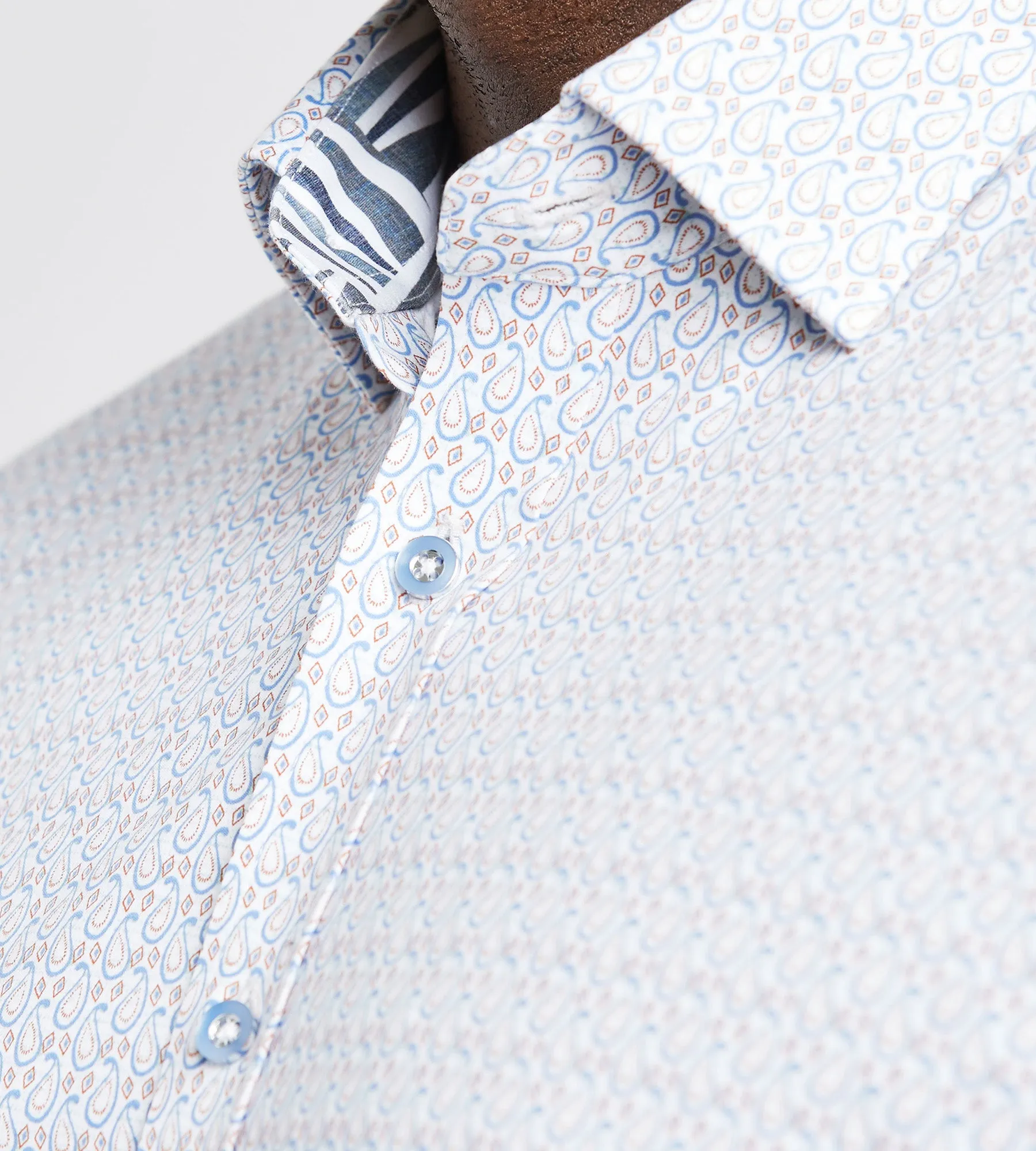 Paisley Print Casual Shirt sold by Mr. Big and Tall product image thumbnail 4