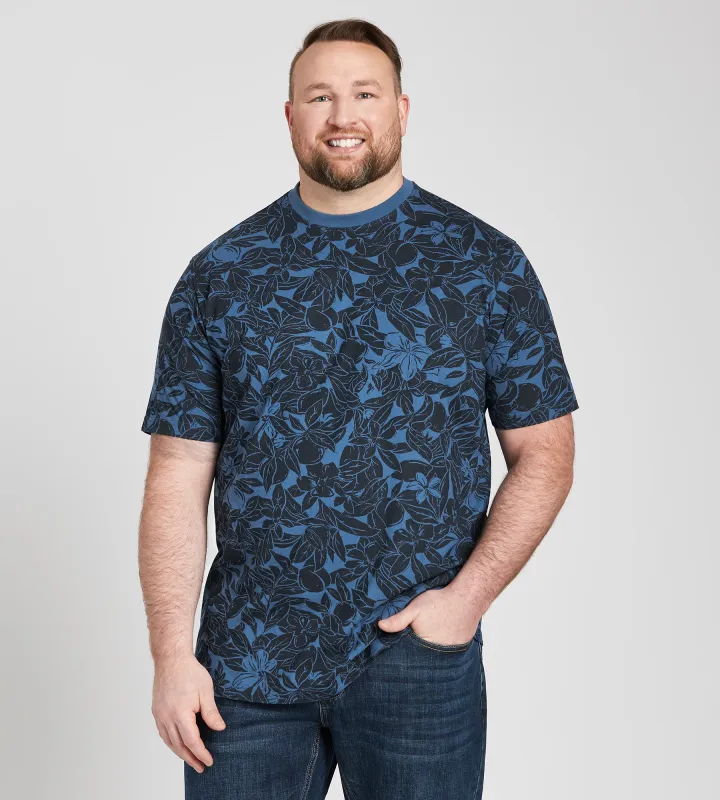 Ultimate Printed Crew Neck Tee sold by Mr. Big and Tall
