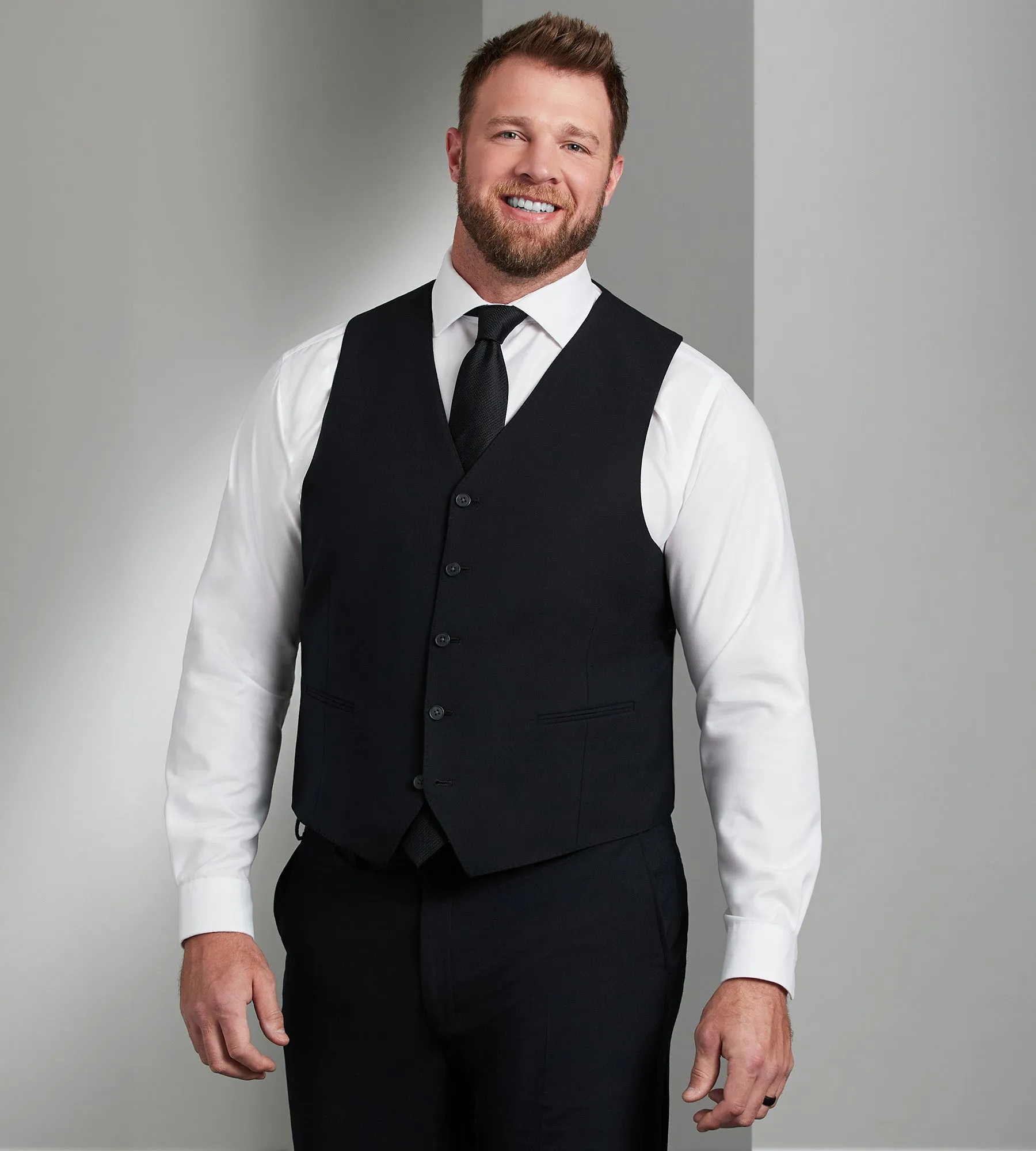 Modern Fit DH-XTECH Ultimate Performance Suit Separate Vest sold by Mr. Big and Tall