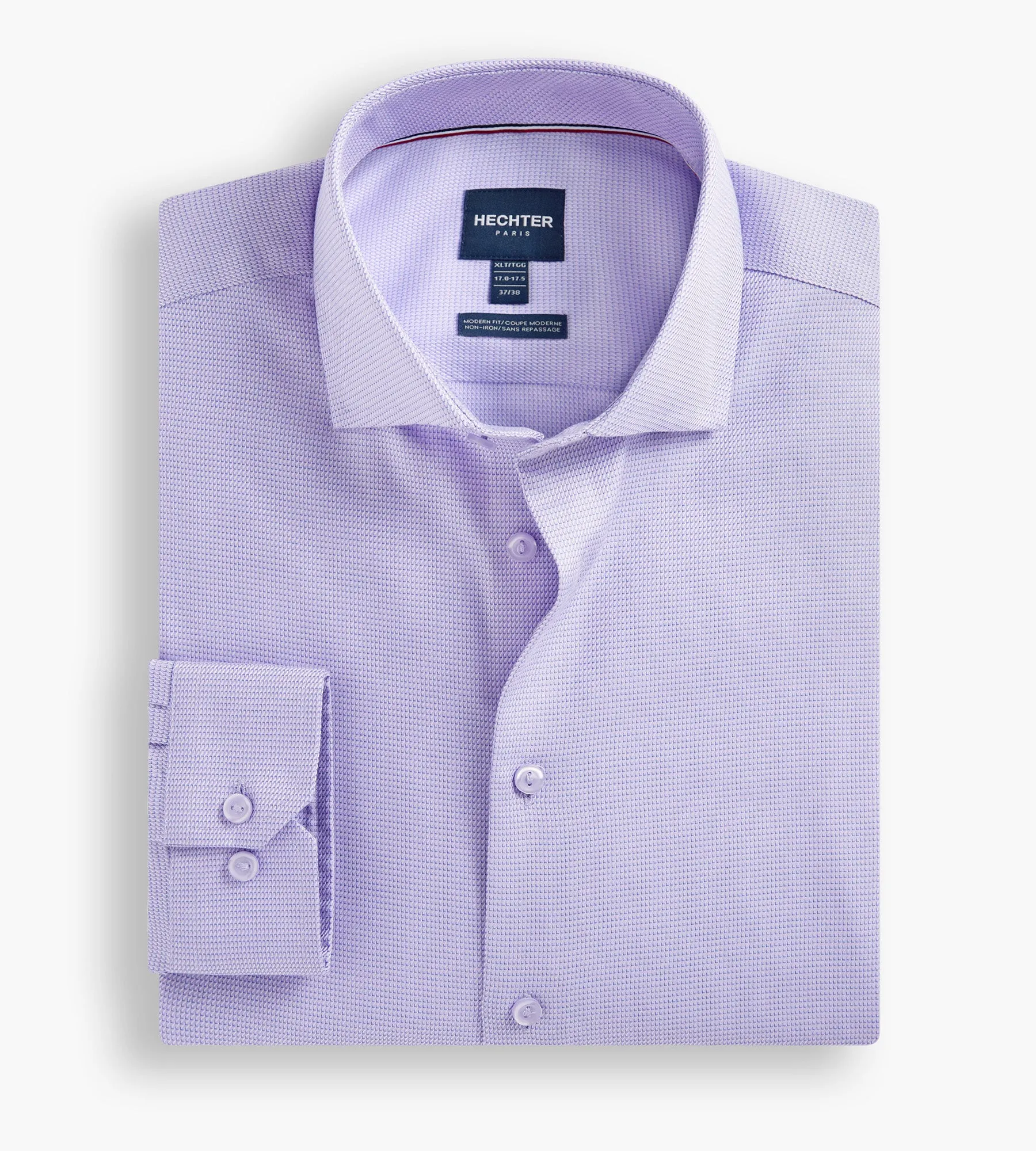 Modern Fit Non-Iron Geo Dress Shirt sold by Mr. Big and Tall