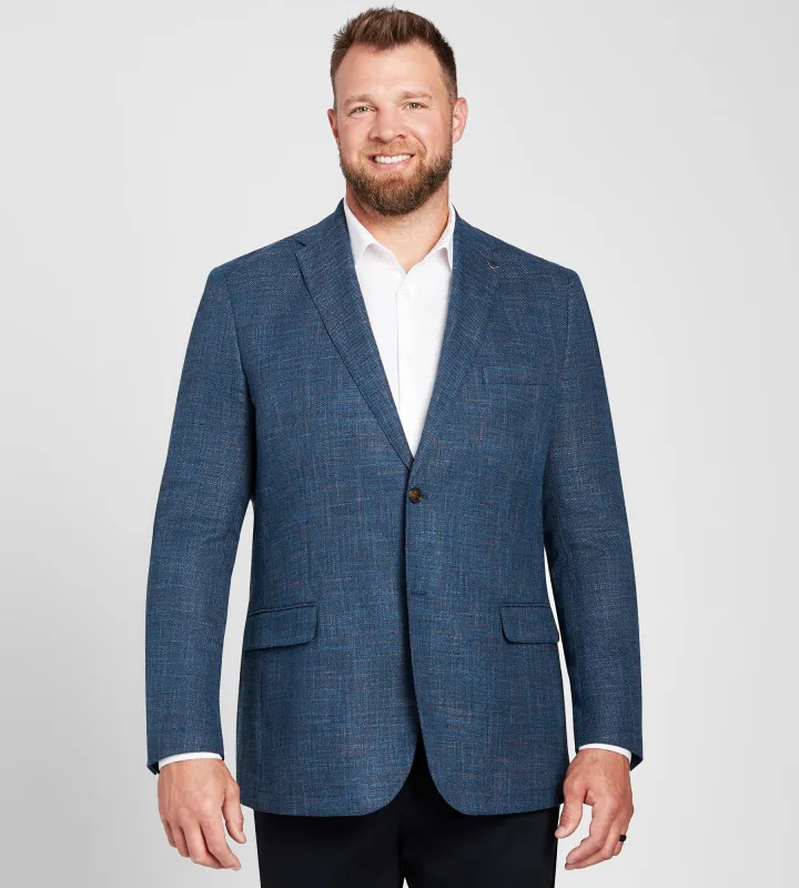 Modern Fit Neat Woven Sport Jacket sold by Mr. Big and Tall