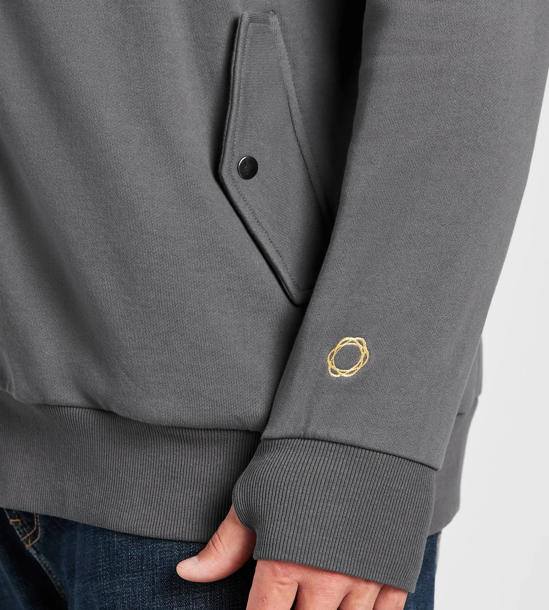 Distressed Logo Hoodie sold by Mr. Big and Tall product image thumbnail 3