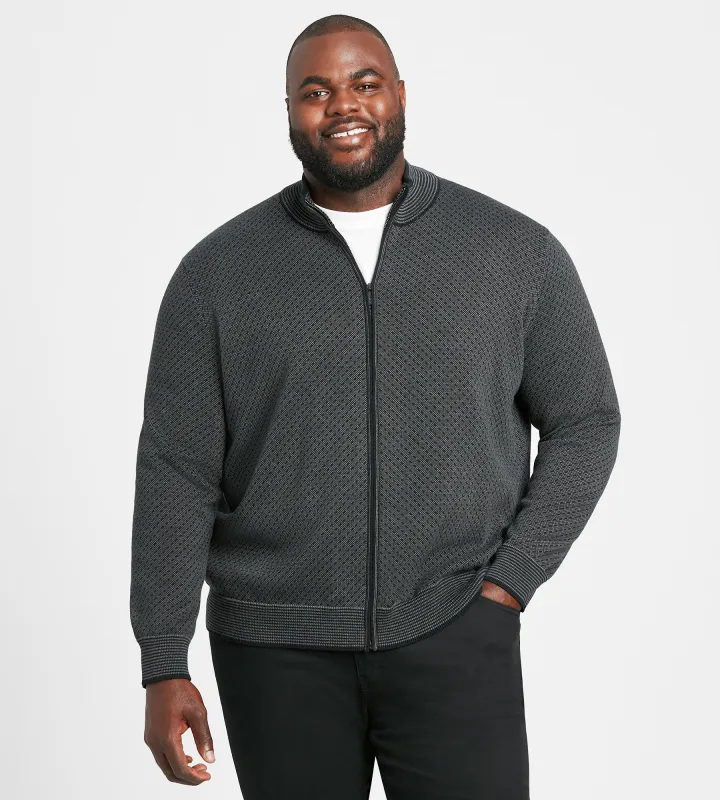 Hechter Paris Full Zip Sweater sold by Mr. Big and Tall