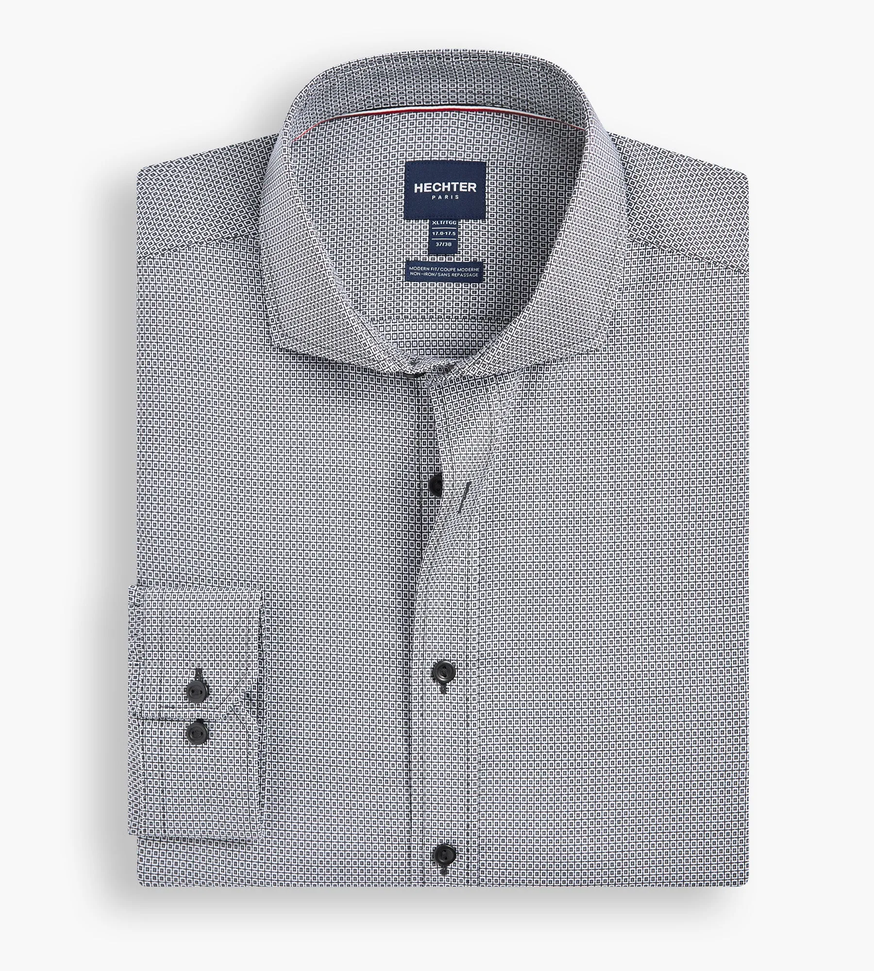 Non-Iron Geo Print Dress Shirt sold by Mr. Big and Tall