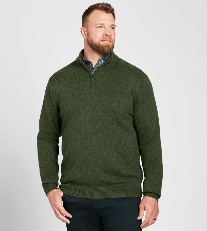 Hechter Paris 1/4 Zip Sweater sold by Mr. Big and Tall