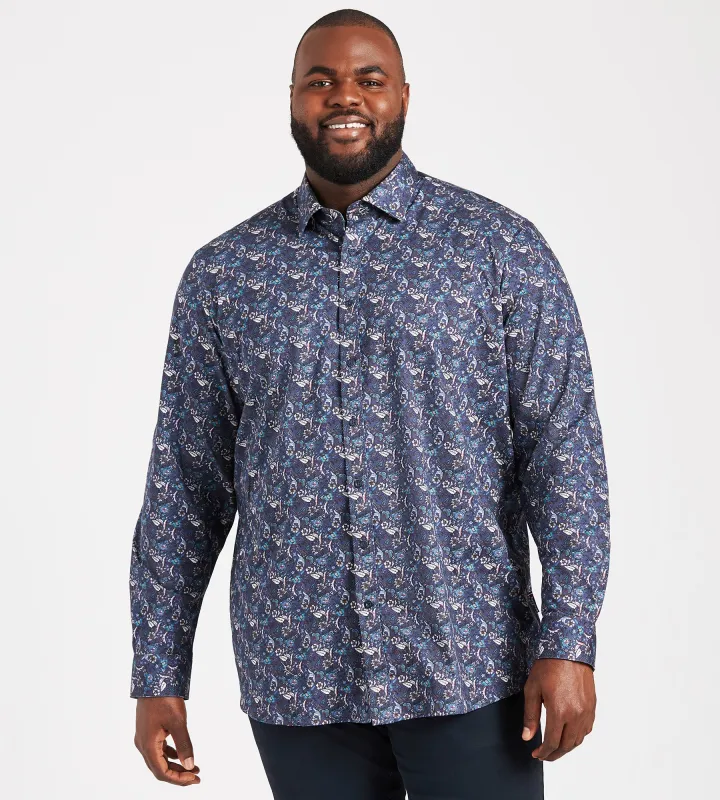 360 Stretch Floral Print Shirt sold by Mr. Big and Tall