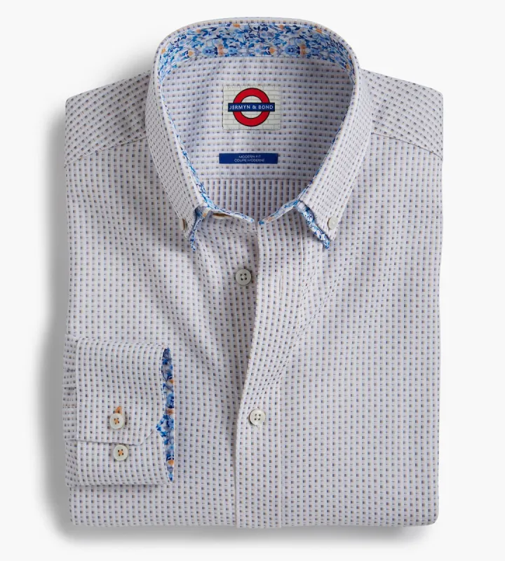 Modern Fit Non-Iron Textured Double-Collar Dress Shirt sold by Mr. Big and Tall