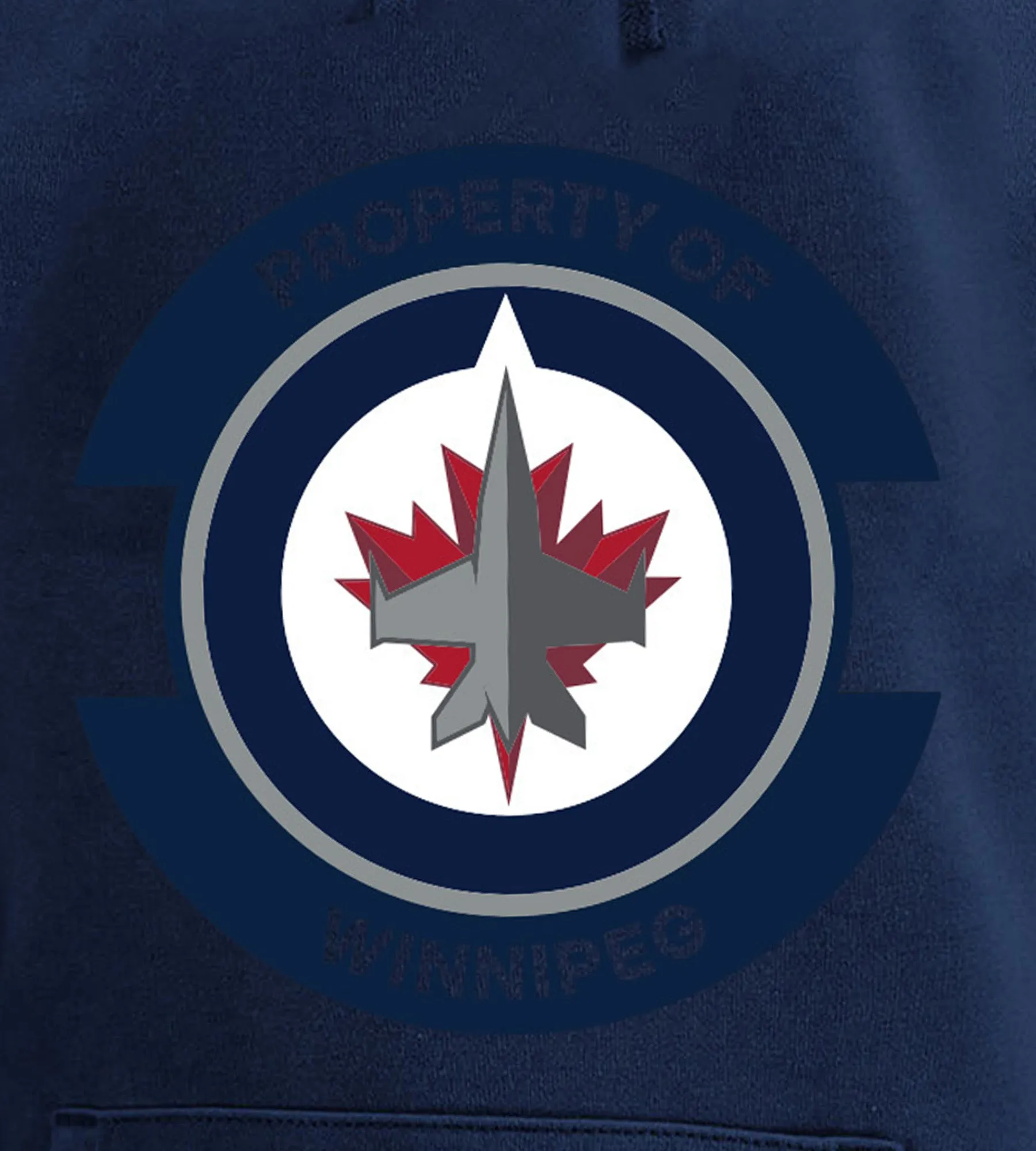Winnipeg Jets NHL Hoodie sold by Mr. Big and Tall product image thumbnail 2