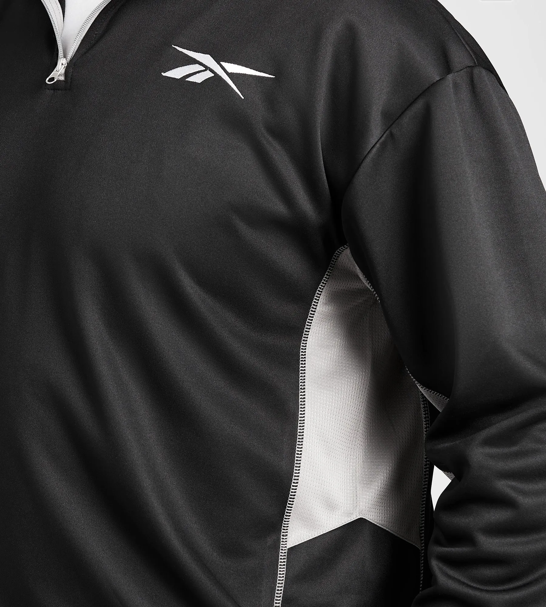 1/4 Zip Long Sleeve Top With Side Panel sold by Mr. Big and Tall product image thumbnail 2