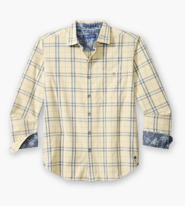 Coastline Cord Plaid Shirt made by Tommy Bahama