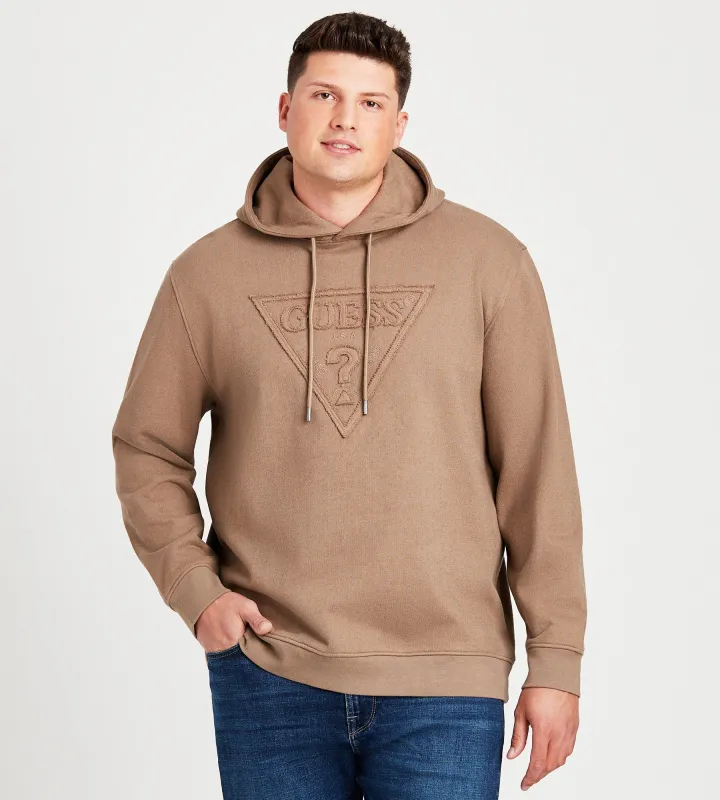 Triangle Raw Patch Hoodie sold by Mr. Big and Tall