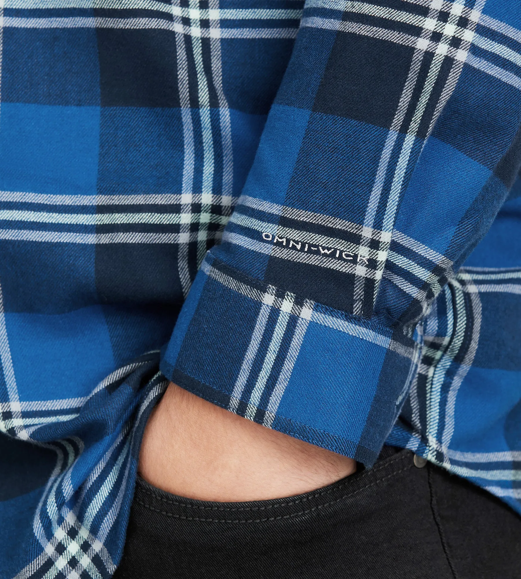 Stretch Flannel Shirt sold by Mr. Big and Tall product image thumbnail 3