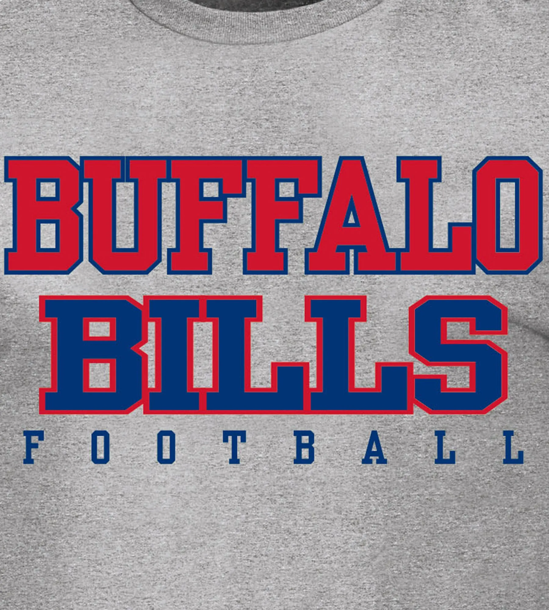 Buffalo Bills Long Sleeve Tee sold by Mr. Big and Tall product image thumbnail 2